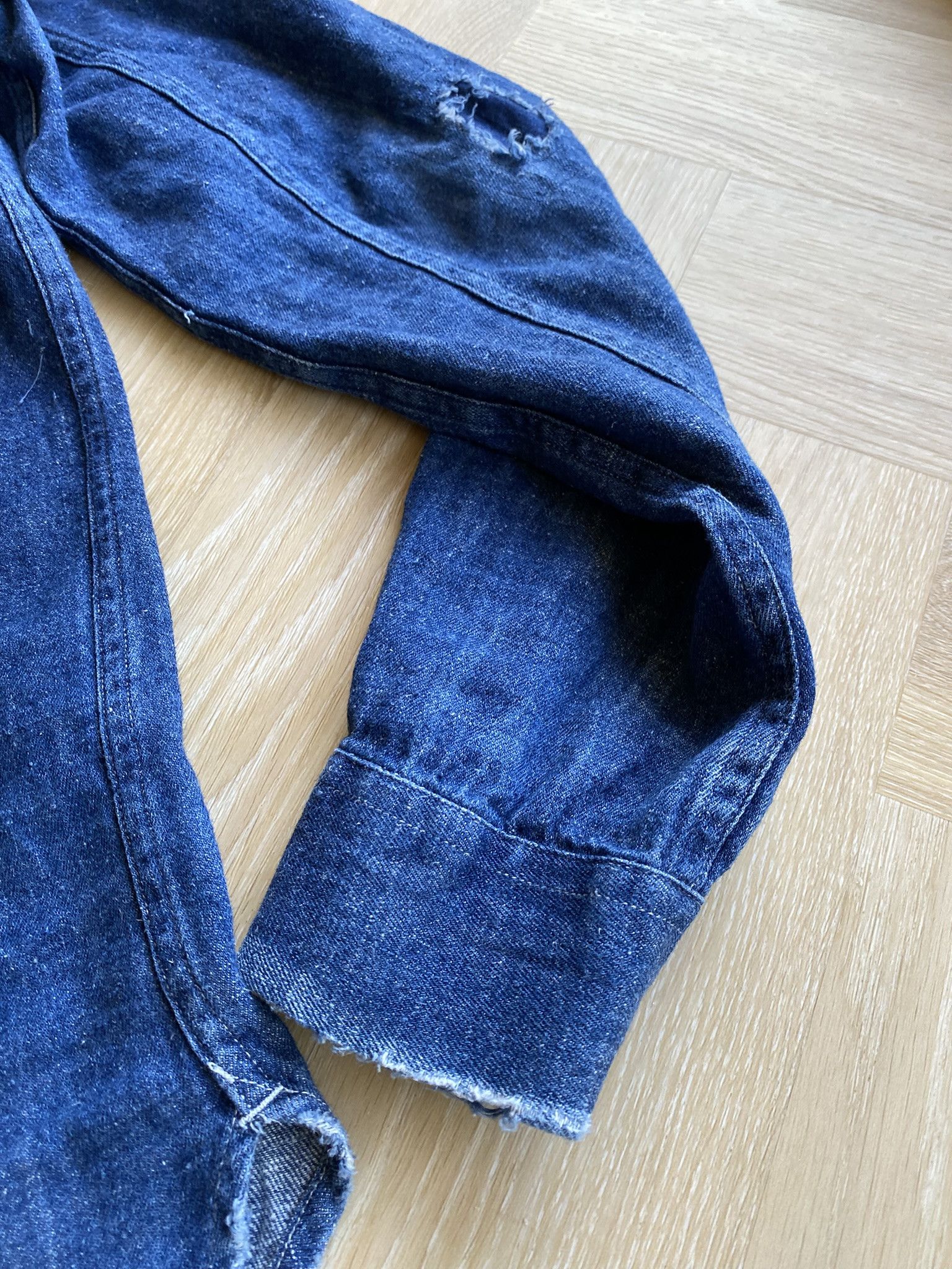 Our Legacy Distressed Half Zip - Japanese Hemp/Cotton Size US S / EU 44-46 / 1 - 18 Thumbnail