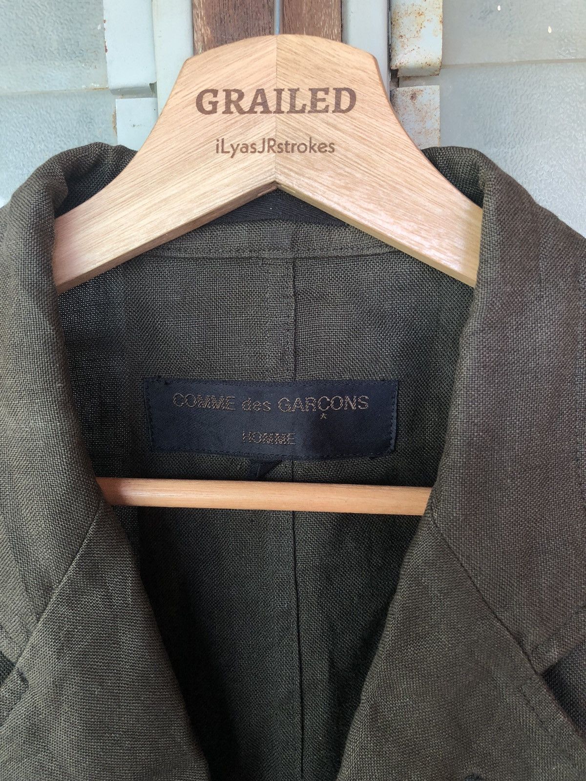 Comme des Garcons AD1998 Vintage Comme Des Garçons Linen Lin Lining Jacket Size US S / EU 44-46 / 1 - 16 Thumbnail