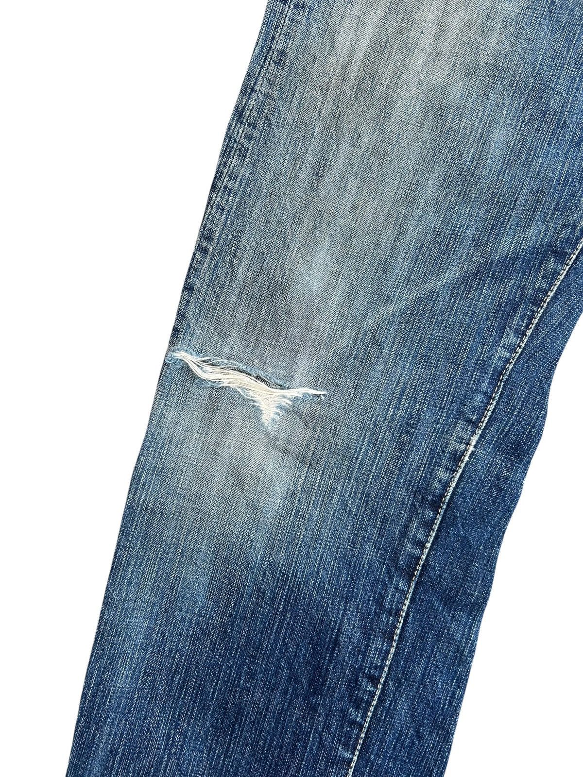 Kapital Vintage Japanese Brand Stormy Blue Selvedge Distressed Denim Size US 30 / EU 46 - 3 Thumbnail