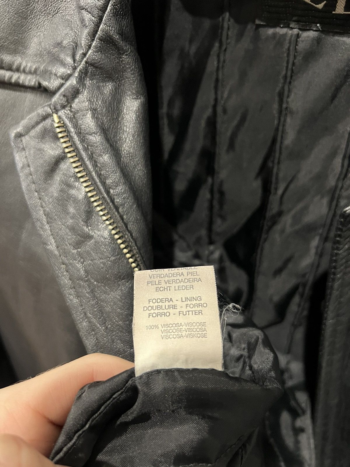 Genuine Leather × Vera Pelle Vera Pelle Real Leather Vintage Jacket Italy Soft Size US M / EU 48-50 / 2 - 8 Thumbnail