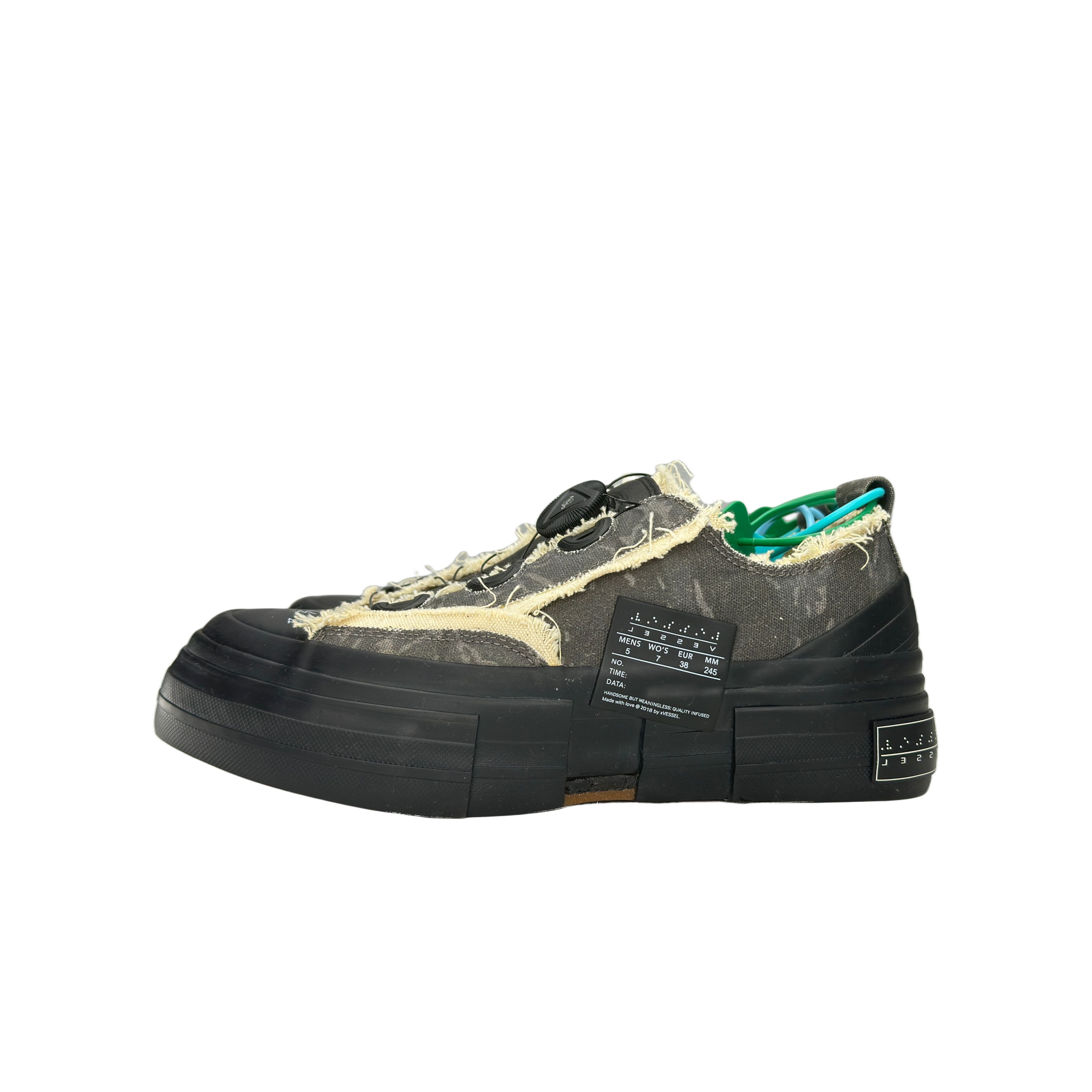 xVESSEL xVESSEL x Yohji Yamamoto Distressed Sneakers Size 5.5 Size US 5.5 / EU 38 - 1 Thumbnail