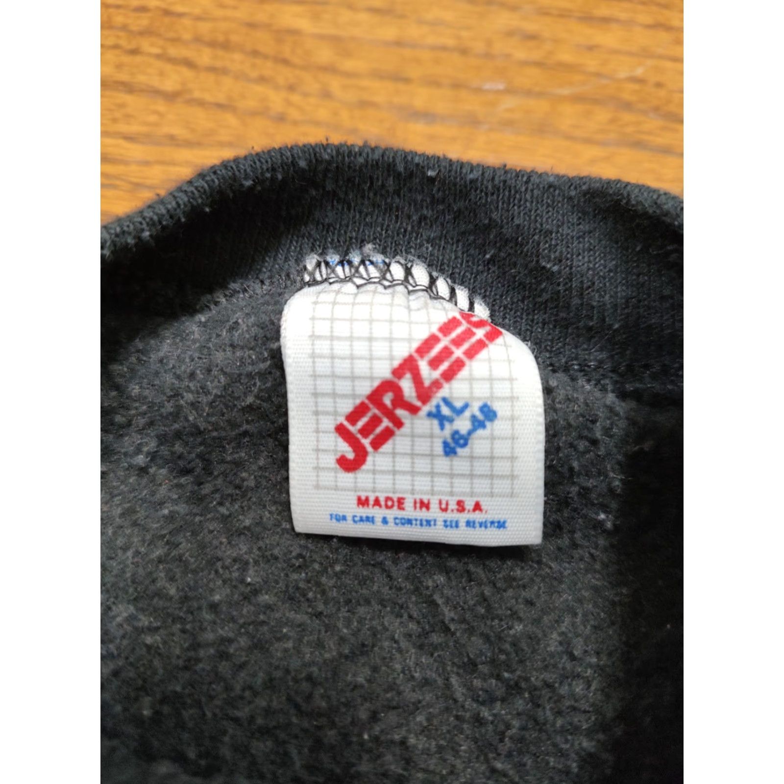 Jerzees VINTAGE 90s Trump Castle Casino Resort Sweatshirt Crewneck Mens L Black JERZEES USA Patriotic Logo Pullover Knit Cotton Polyester Made in USA Size US L / EU 52-54 / 3 - 4 Thumbnail