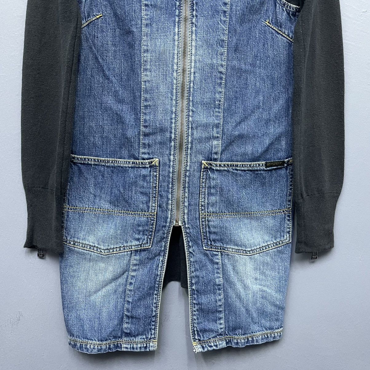 Hysteric Glamour Hysteric Glamour Knit Denim Cardigan Dress Size S / US 4 / IT 40 - 5 Thumbnail