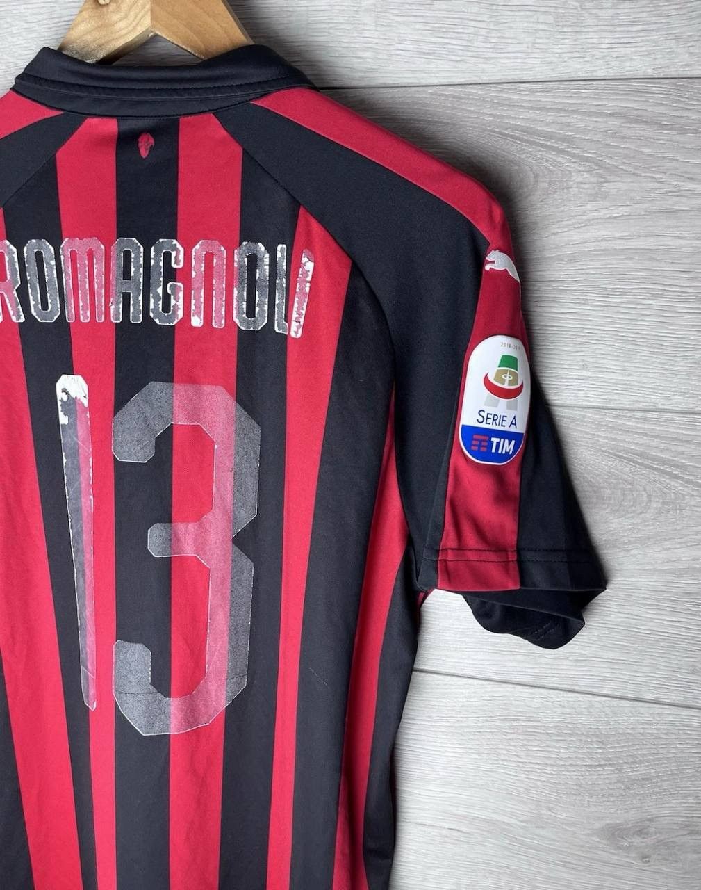 Puma Men’s jersey Fc Milan Puma Serie A 2018/19 #13 Romagnoli Size US L / EU 52-54 / 3 - 15 Thumbnail