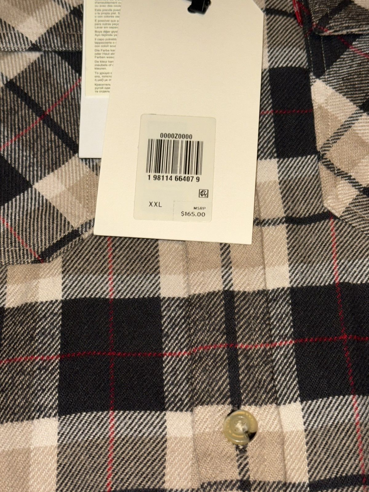 JJJJound × Levi's JJJJound x Levi plaid shirt sz. XXL Size US XXL / EU 58 / 5 - 3 Thumbnail