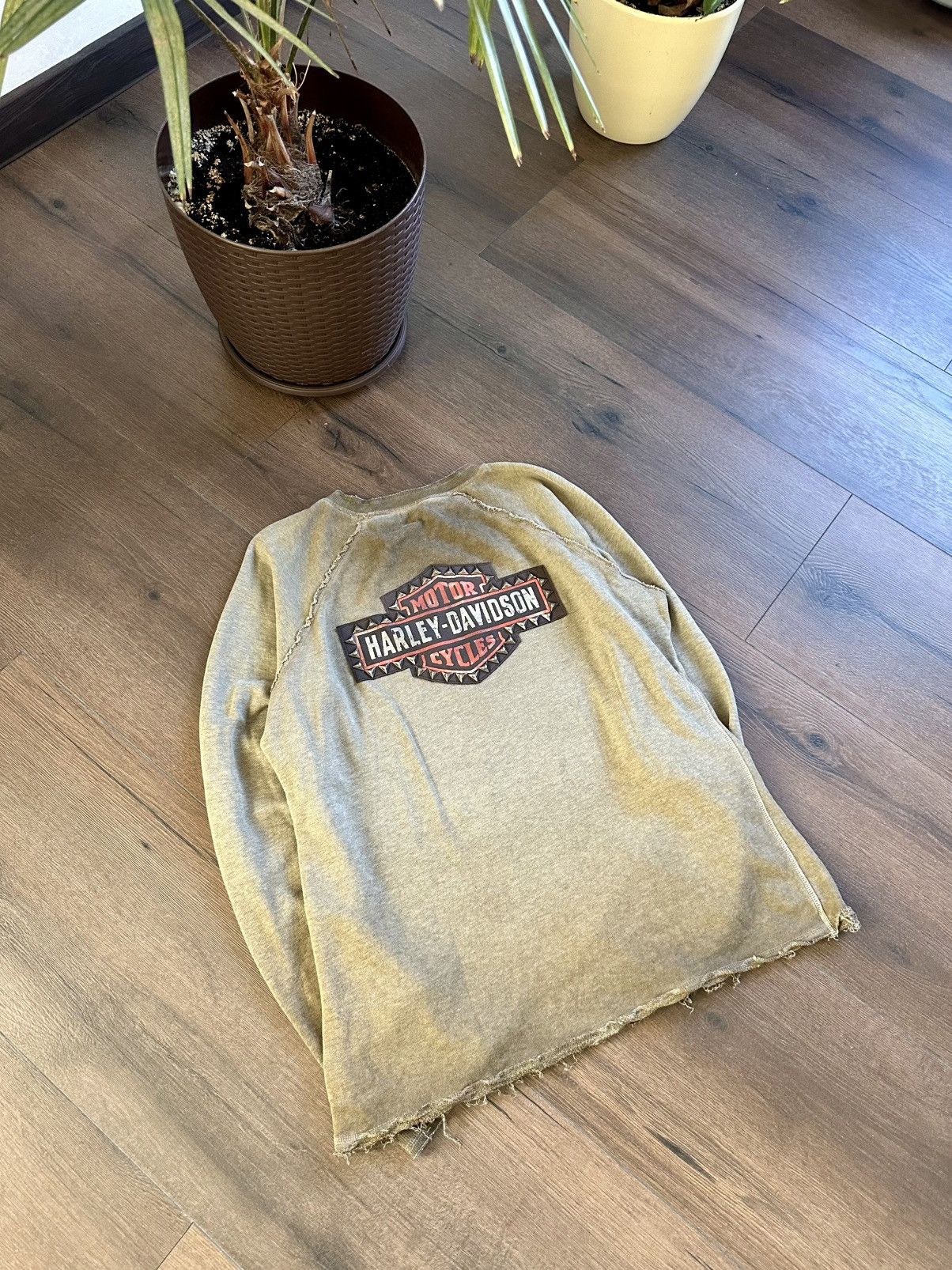 Harley Davidson Vintage Harley Davidson Back Spikes Sweatshirt Size US XL / EU 56 / 4 - 1 Thumbnail