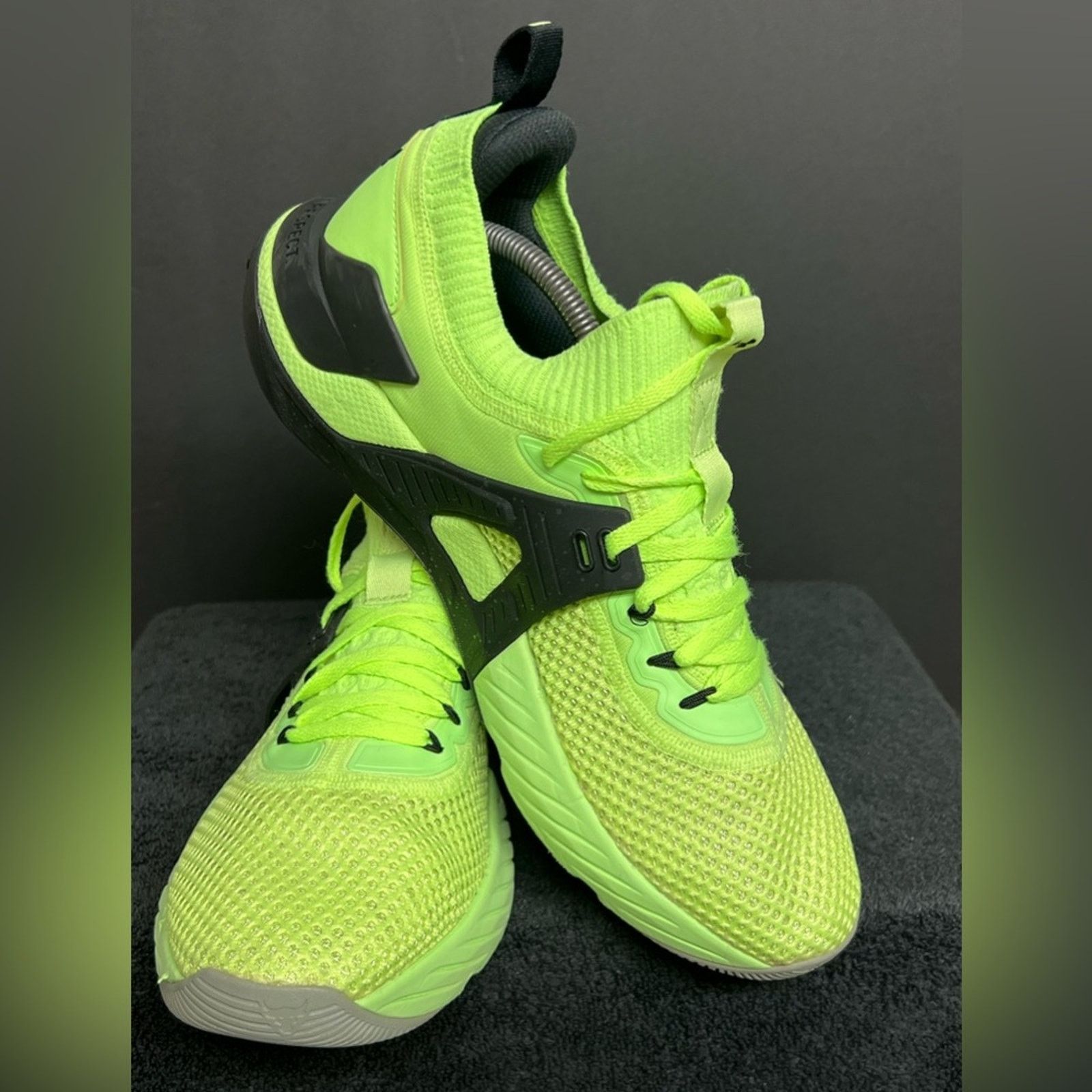Under Armour Under Armour Project Rock 4 'Quirky Lime' Green/Black Men Size US 11.5 / EU 44-45 - 6 Thumbnail
