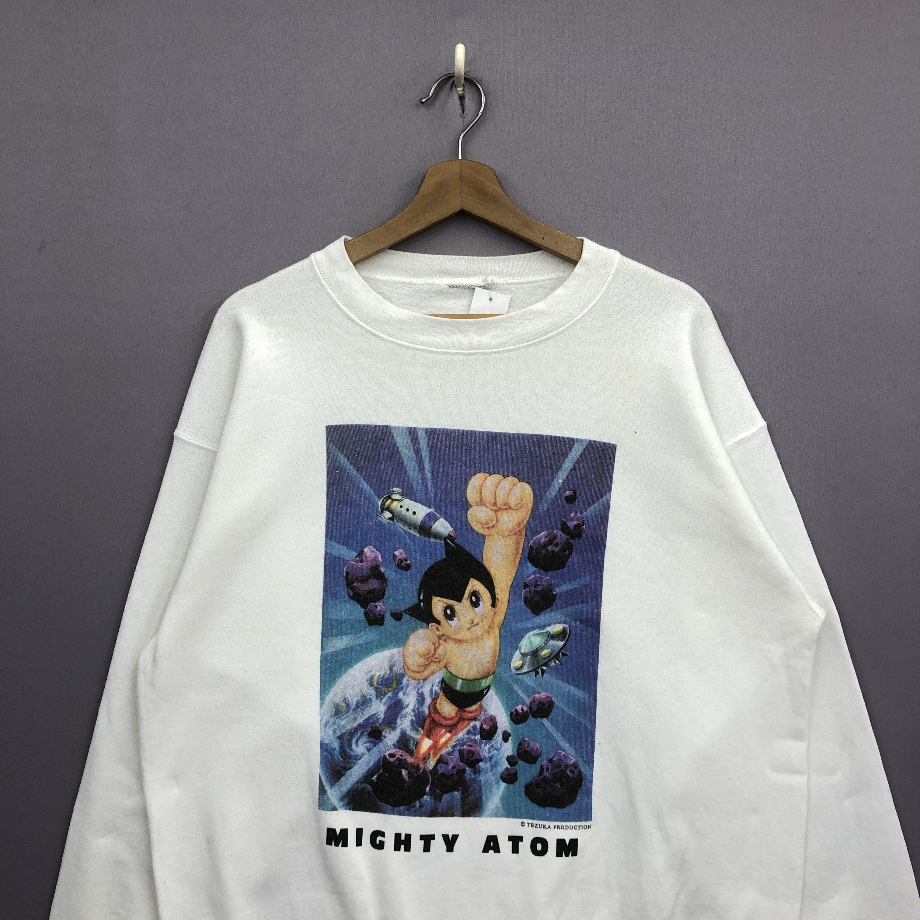Anime × Japanese Brand × Vintage Vintage 90s Atomic Astroboy Sweater Mighty Atom Sweatshirt Size US L / EU 52-54 / 3 - 2 Thumbnail