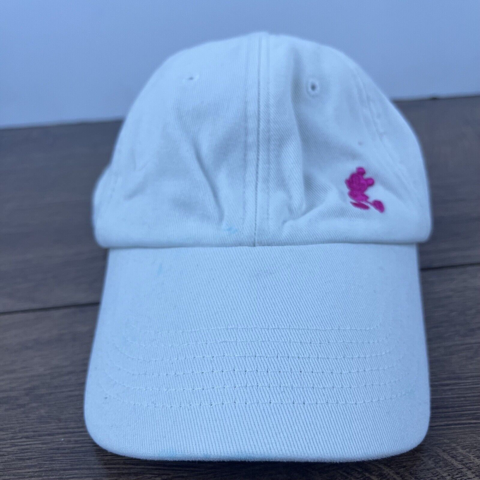 Other Mickey Mouse White Hat Mickey Mouse White Adjustable Hat Whi Size ONE SIZE - 1 Thumbnail