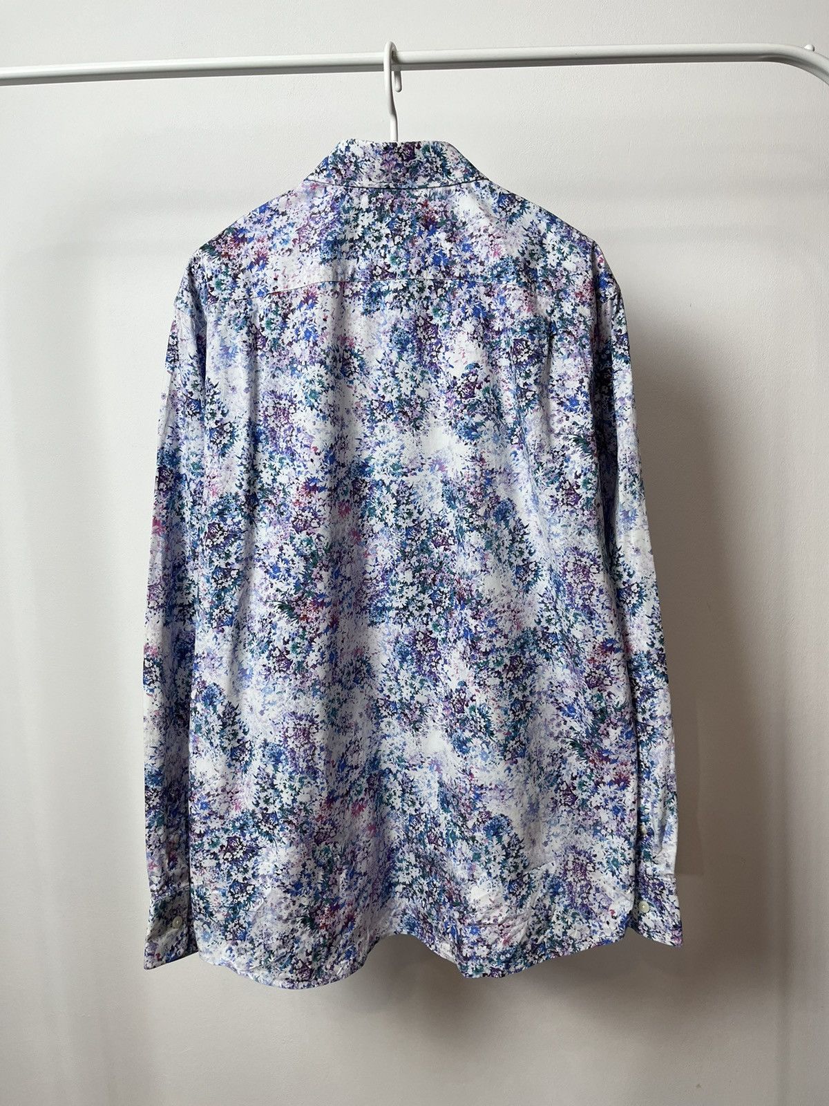 New & Lingwood X4 New Lingwood Overprint Cotton Button Up Shirt Size US XL / EU 56 / 4 - 13 Thumbnail