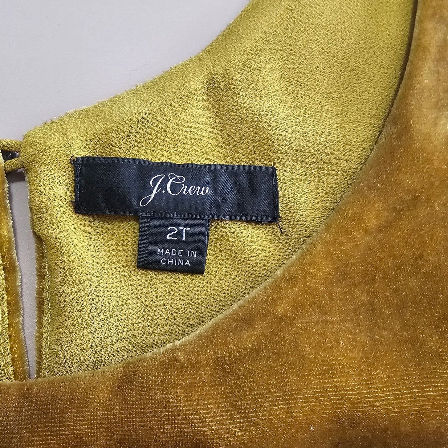 J.Crew J. Crew Antique Gold Velvet Cami Camisole Tank Top 2 Tall Size XS / US 0-2 / IT 36-38 - 10 Thumbnail