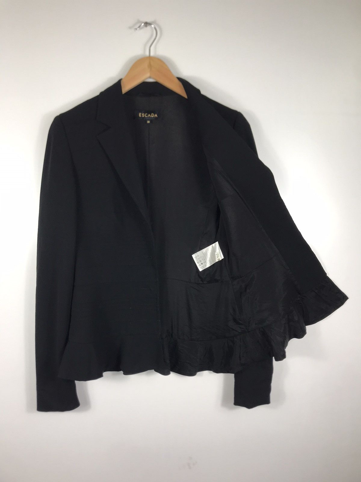 Escada 🔥Escada Viscose Single Breast Coat Jacket Size XS / US 0-2 / IT 36-38 - 9 Thumbnail