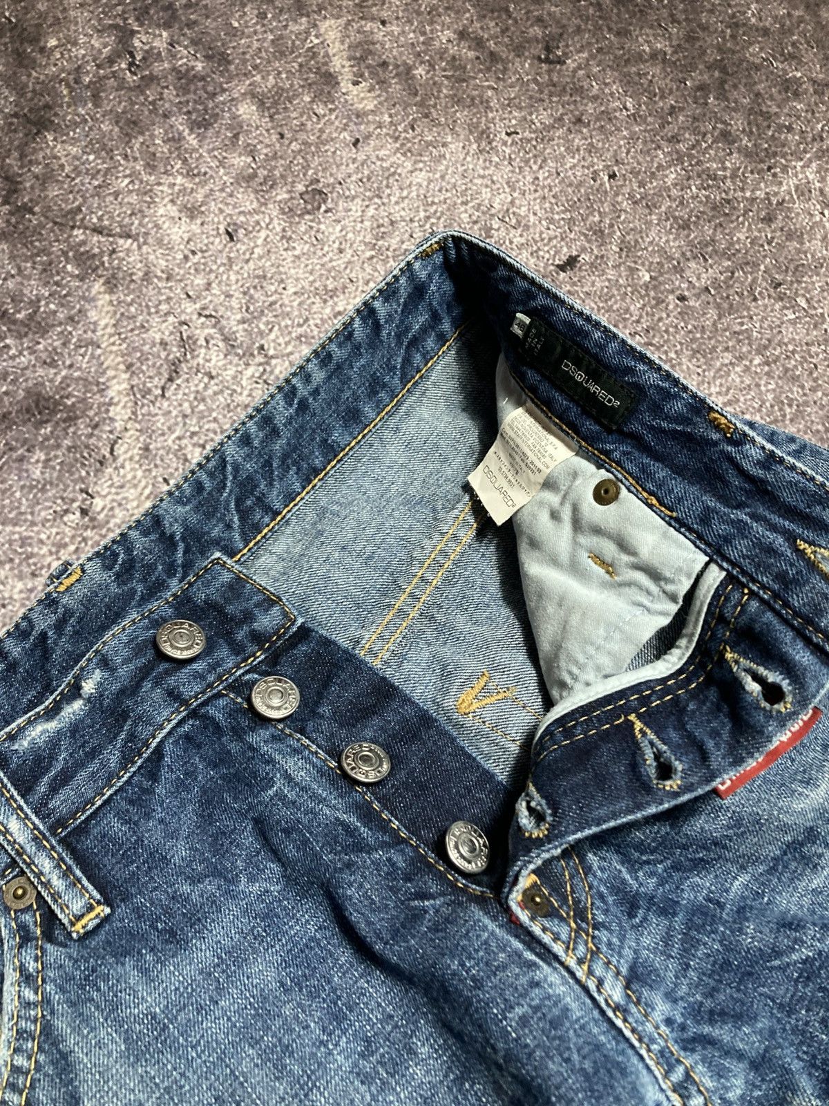Dsquared2 Dsquared2 Unisex Jeans Size 46 US 30 Distressed Blue Denim Size 30" / US 8 / IT 44 - 8 Thumbnail