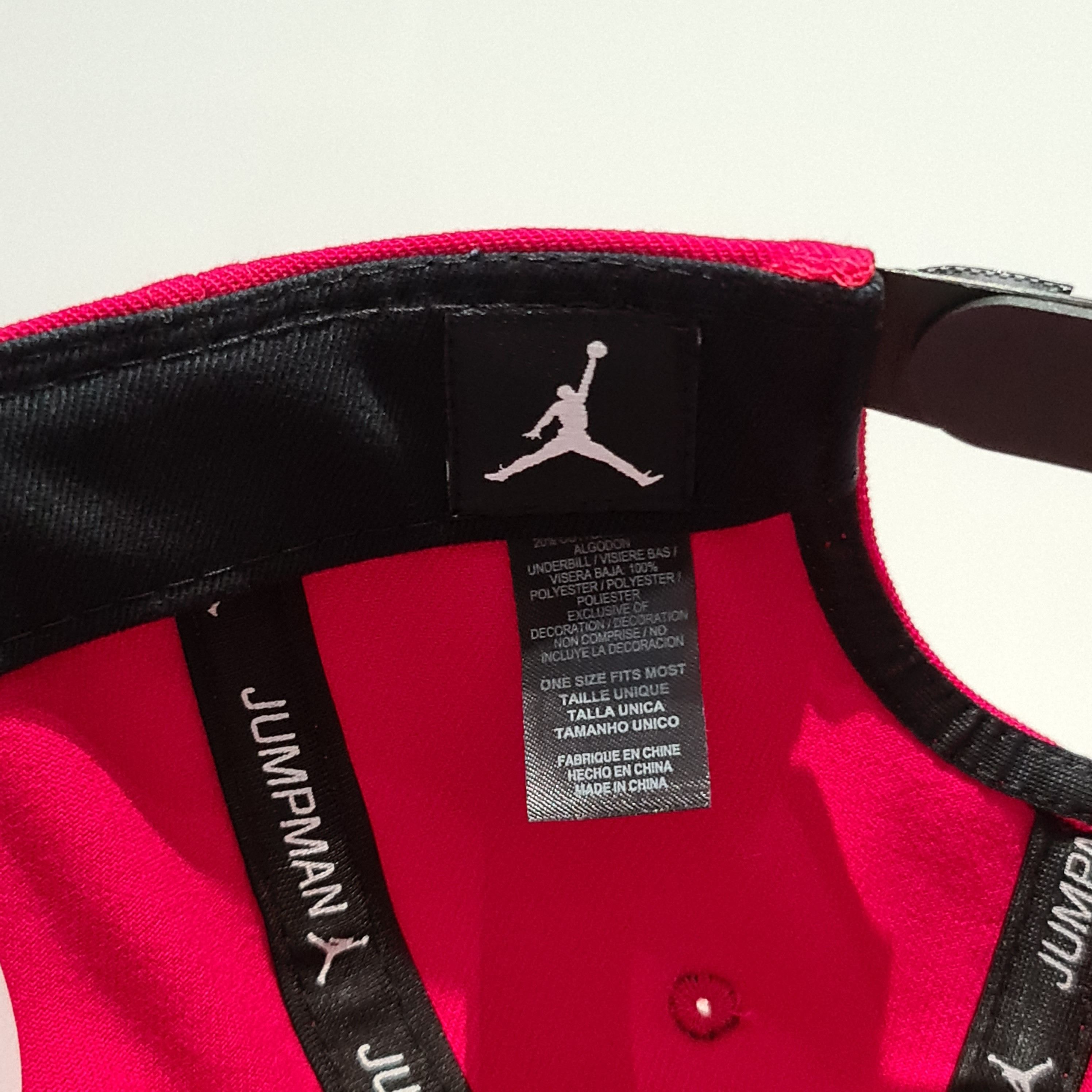 Jordan Brand Jordan Cap Snapback 'TWO3 Flu Game' Red Size ONE SIZE - 8 Thumbnail