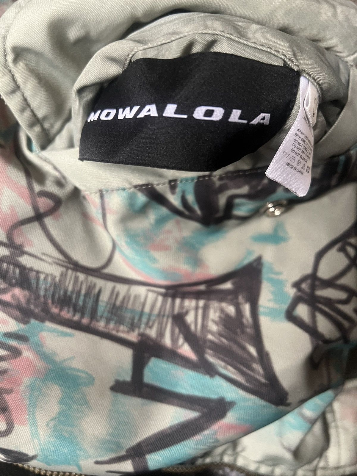 Mowalola Mowalola Graffiti Bomber | Grailed