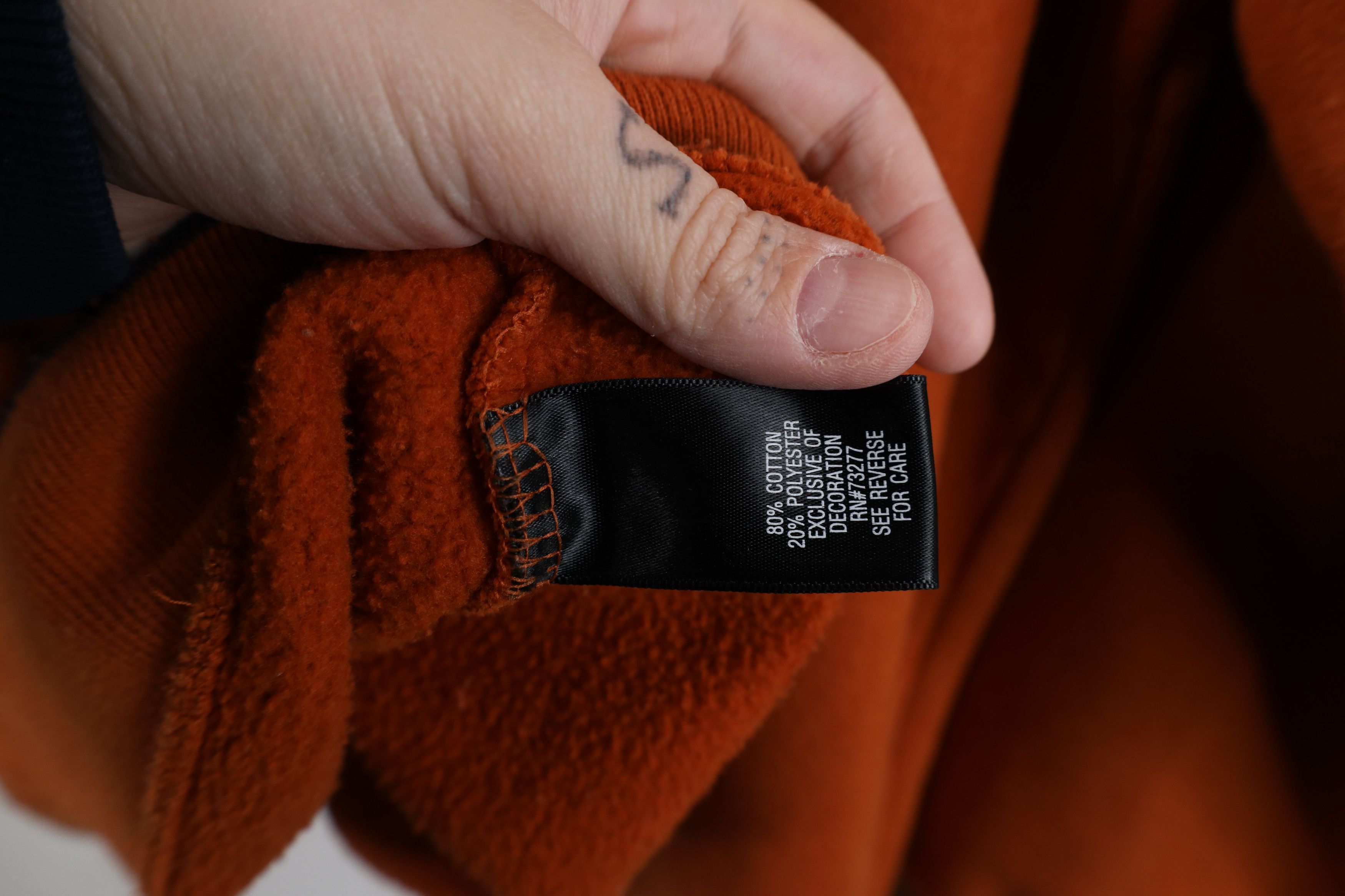 Vintage Vintage Y2K Streetwear Deer Buck Nature Sweatshirt Orange Size US L / EU 52-54 / 3 - 9 Thumbnail