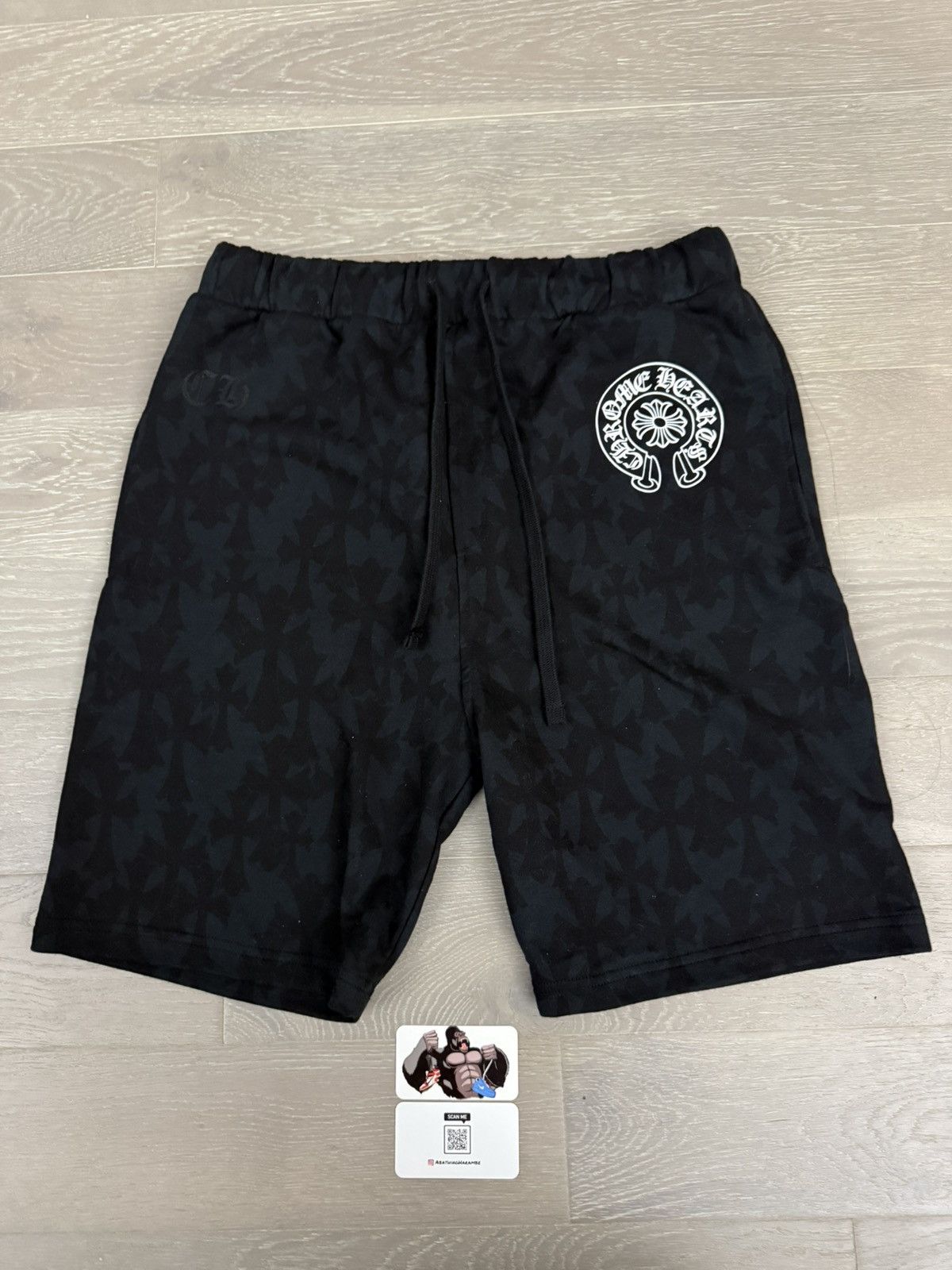 Chrome Hearts Chrome Hearts Cemetery Cross Sweatshorts Black Size US 36 / EU 52 - 2 Thumbnail