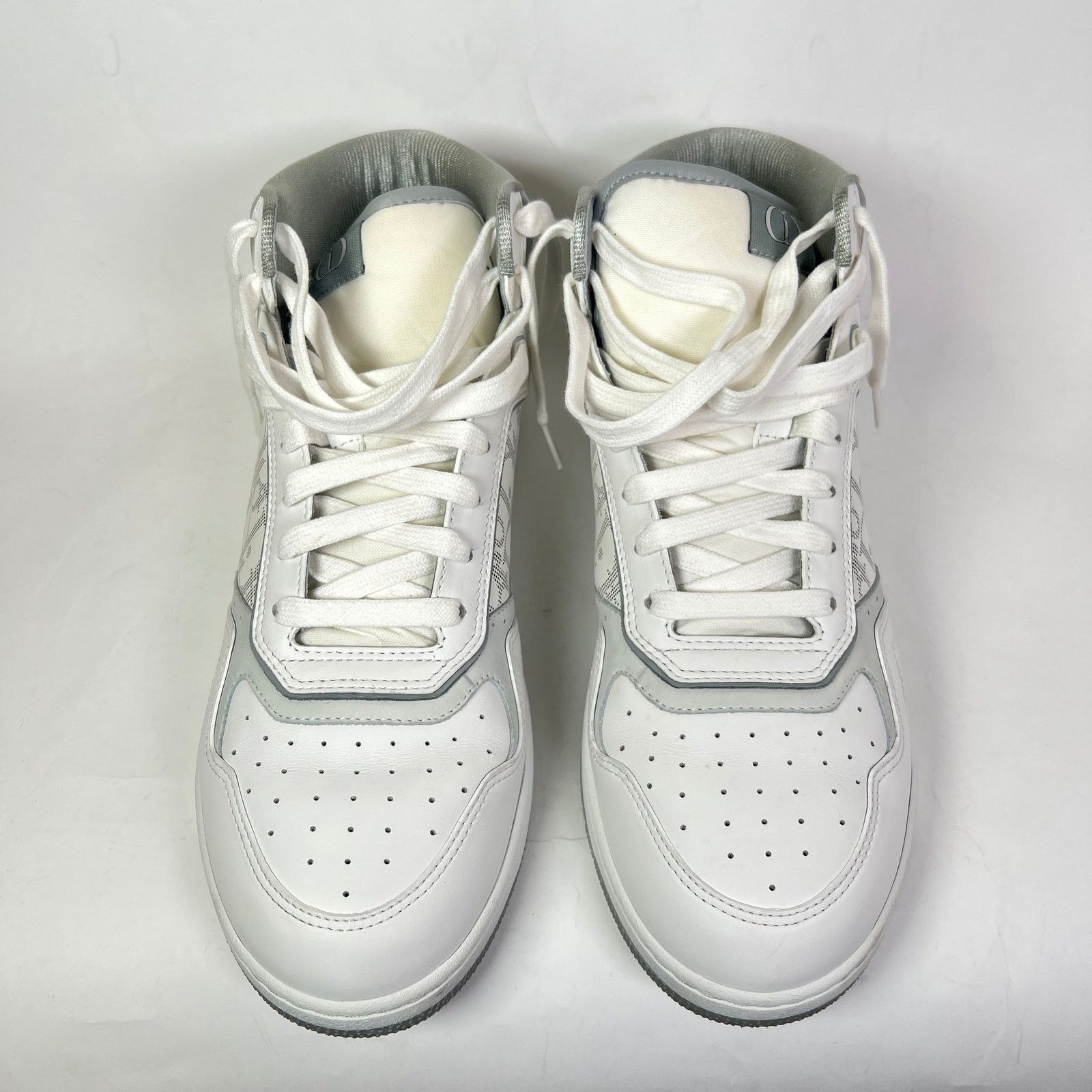 Dior Dior B27 White/Grey Oblique Uptown Mid-Top Sneaker Size 45 Size US 12 / EU 45 - 2 Thumbnail