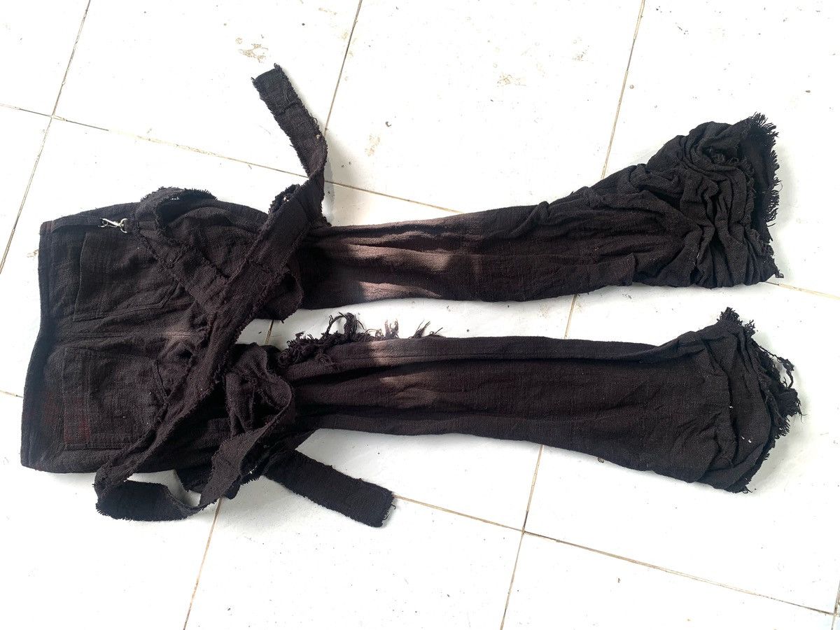 Seditionaries × Vintage Remake Distressed Flare Pants .. Size 29" - 4 Thumbnail