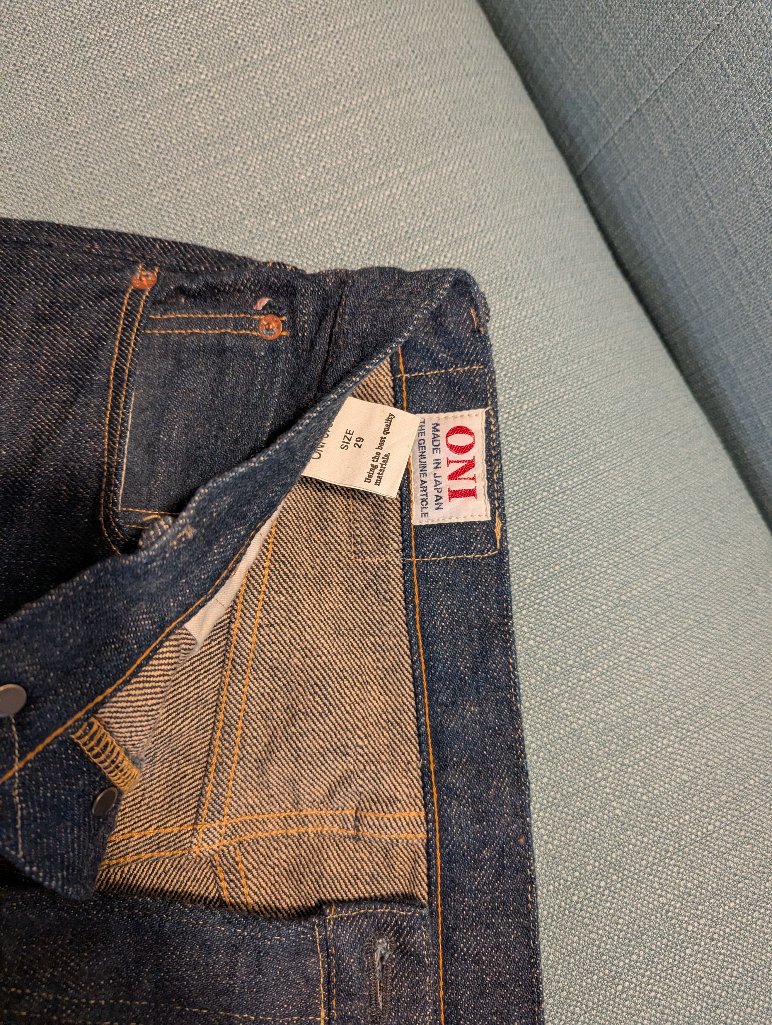 Oni ONI Oni 679ZR Secret Denim 20oz Size US 29 - 3 Thumbnail