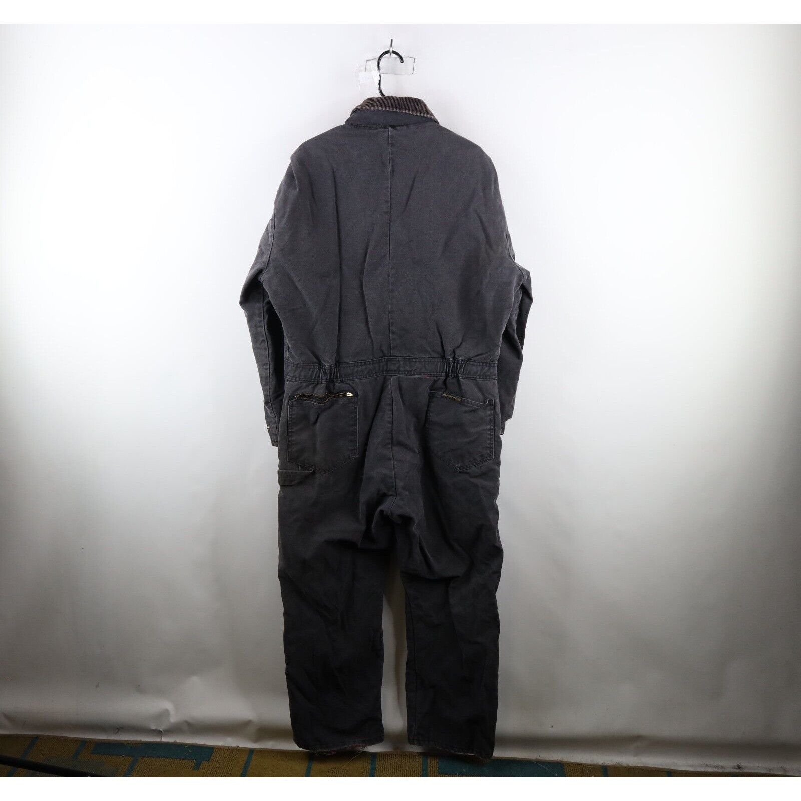 Vintage × Walls Vintage 90s Walls Distressed Quilted Denim Coveralls Size US L / EU 52-54 / 3 - 14 Thumbnail