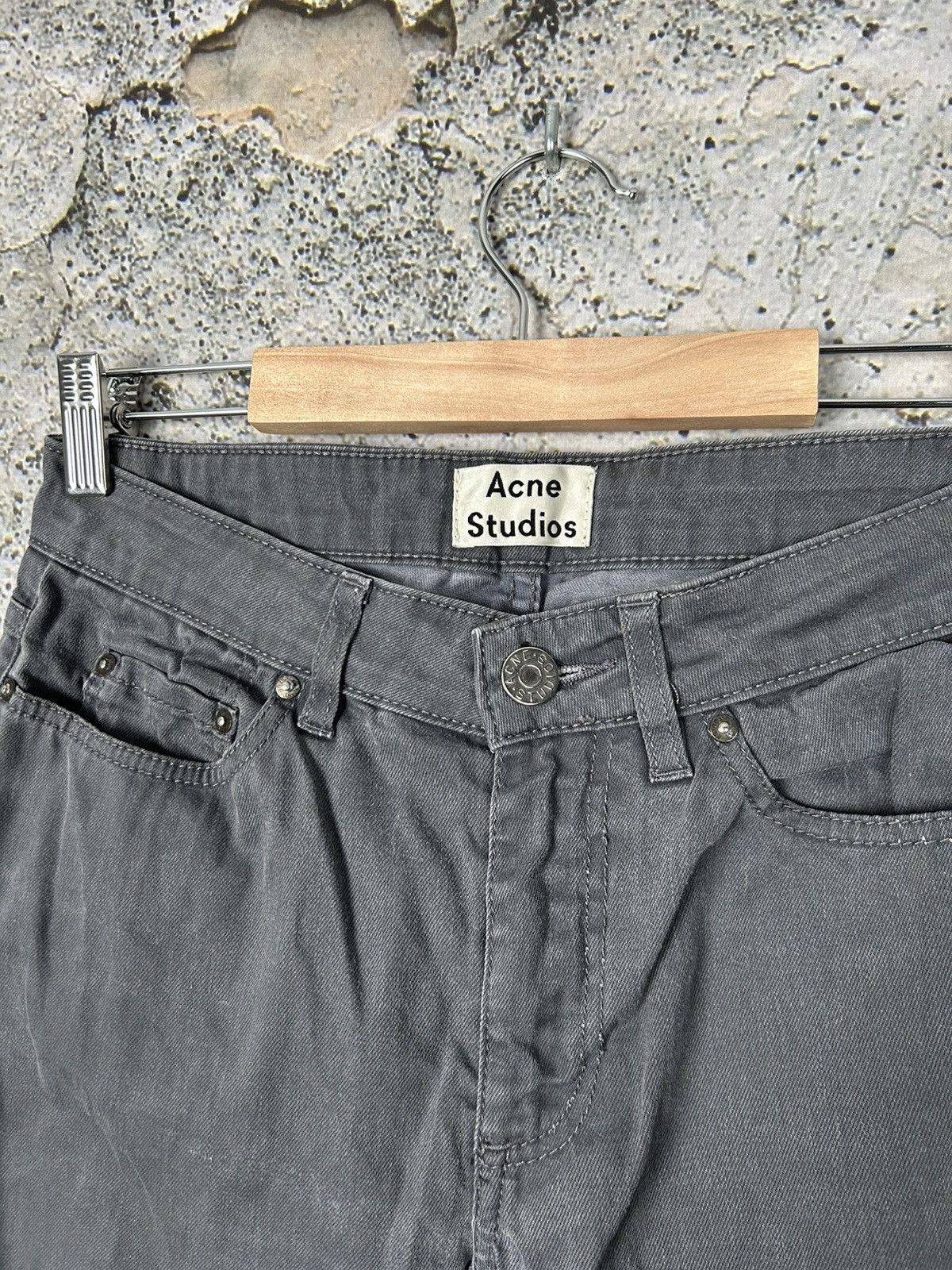 Acne Studios × Designer × Vintage Acne Studios Skin 5 Paola Grey Jeans Avantgarde Designer Size US 27 - 4 Thumbnail