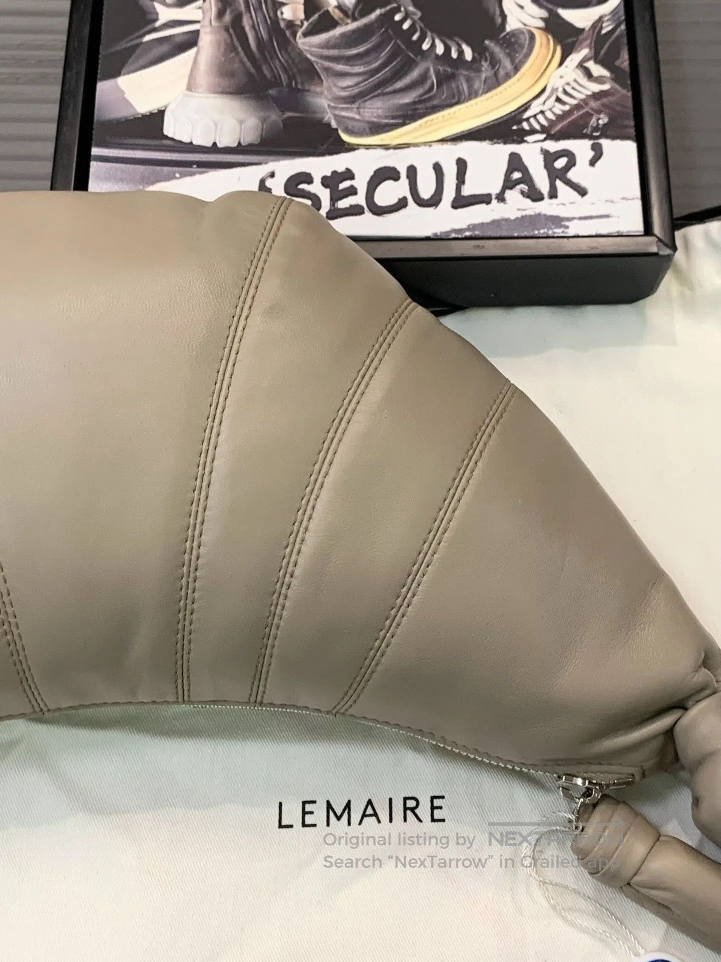 Lemaire Lemaire Small Sheepskin Croissant Bag. Size ONE SIZE - 8 Thumbnail