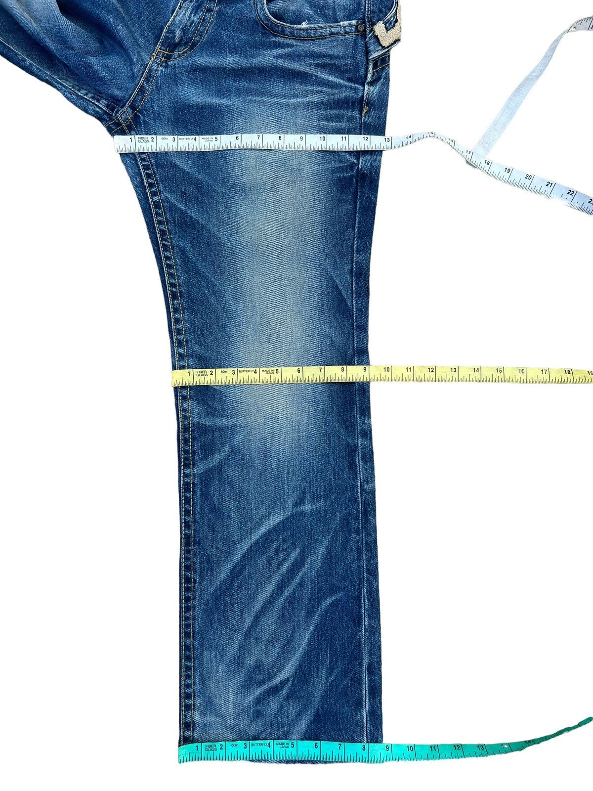 Japanese Brand RARE! Yoshitomo Nara Lolita Vintage Denim Jeans Size US 32 / EU 48 - 3 Thumbnail