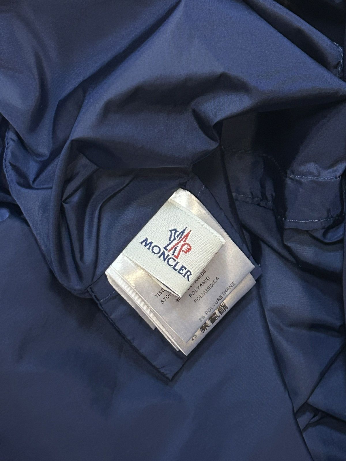 Moncler Moncler coat navy bomber jacket nylon Size L / US 10 / IT 46 - 6 Thumbnail