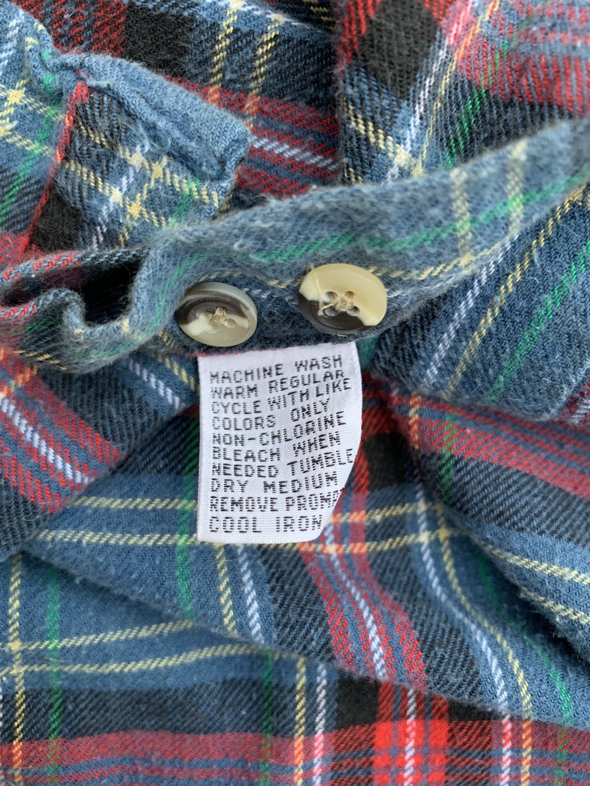 Members Only Vintage 1990’s Members Only Plaid Flannel Buttondown Shirt Size US L / EU 52-54 / 3 - 6 Thumbnail