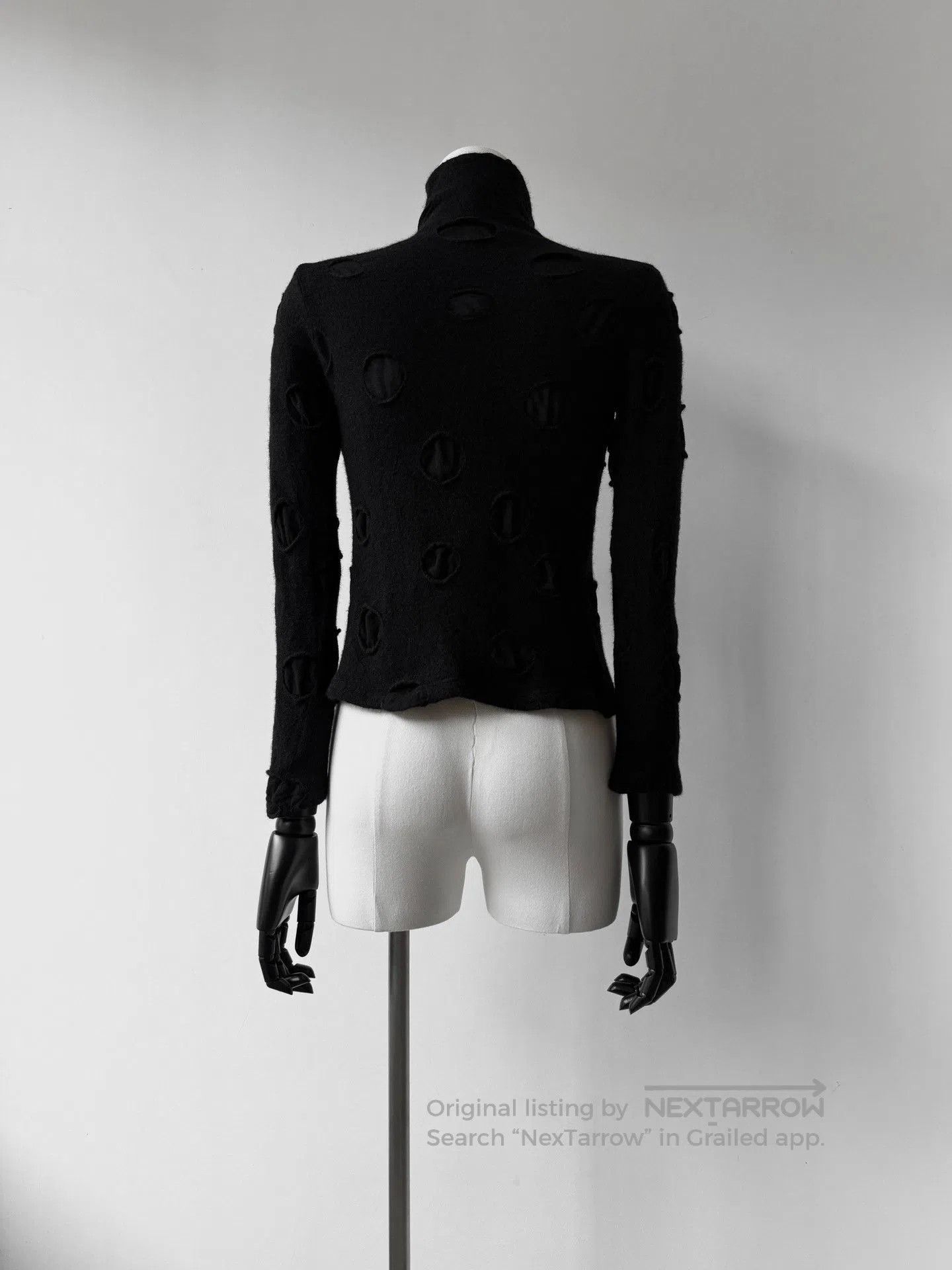 Yohji Yamamoto Yohji Yamamoto Y's 17AW Open Collar Top. Size M / US 6-8 / IT 42-44 - 3 Thumbnail