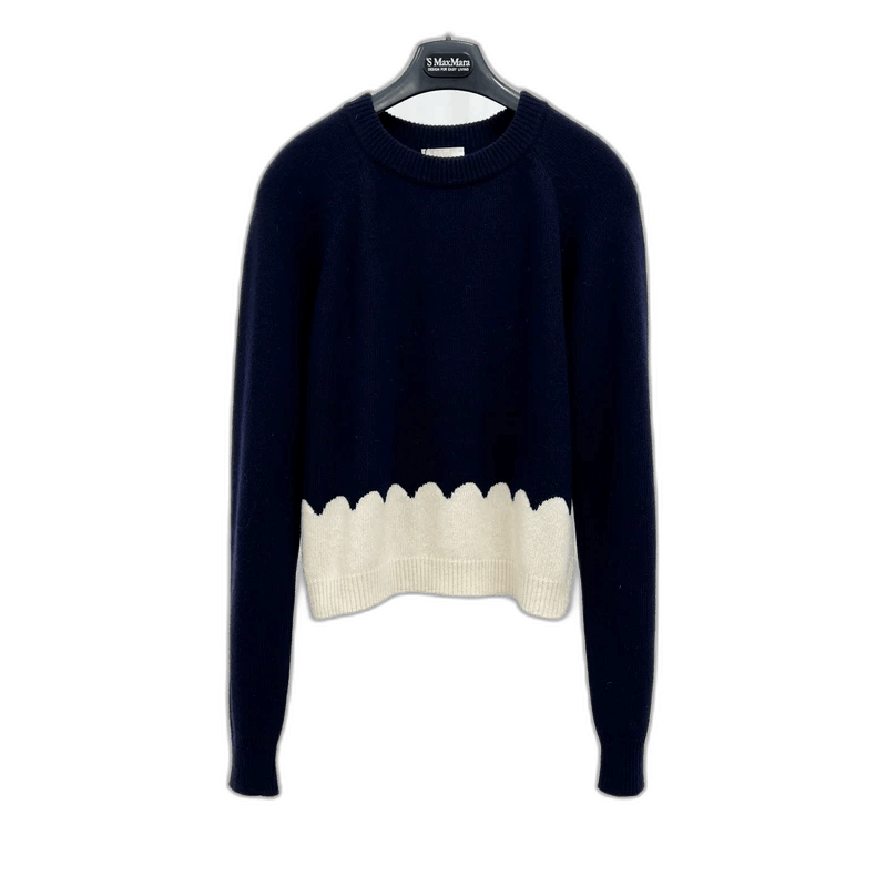 Chloe Chloe Color Block Wool Knit Sweater Size S / US 4 / IT 40 - 1 Thumbnail