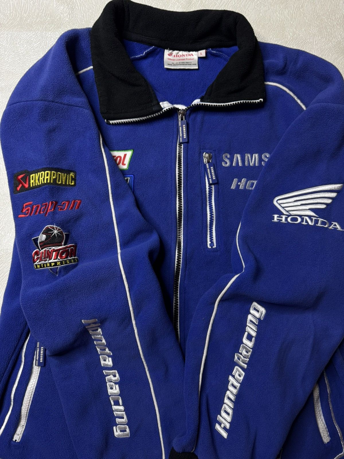 Honda × Samsung Samsung Honda racing zip up Fleece Size US L / EU 52-54 / 3 - 7 Thumbnail