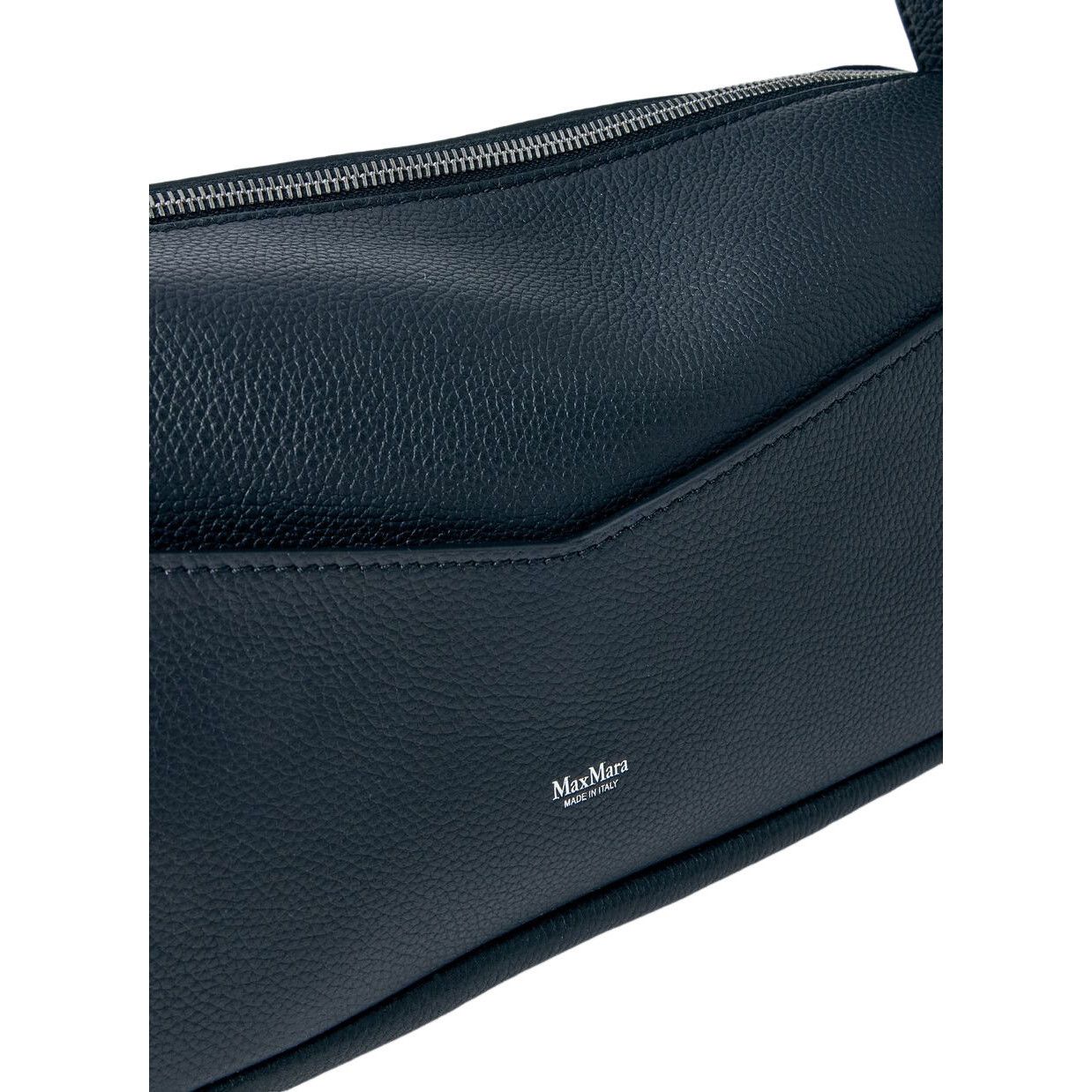 Max Mara MAX MARA Black Rectangular Leather Shoulder Bag New And Auth Size ONE SIZE - 2 Thumbnail