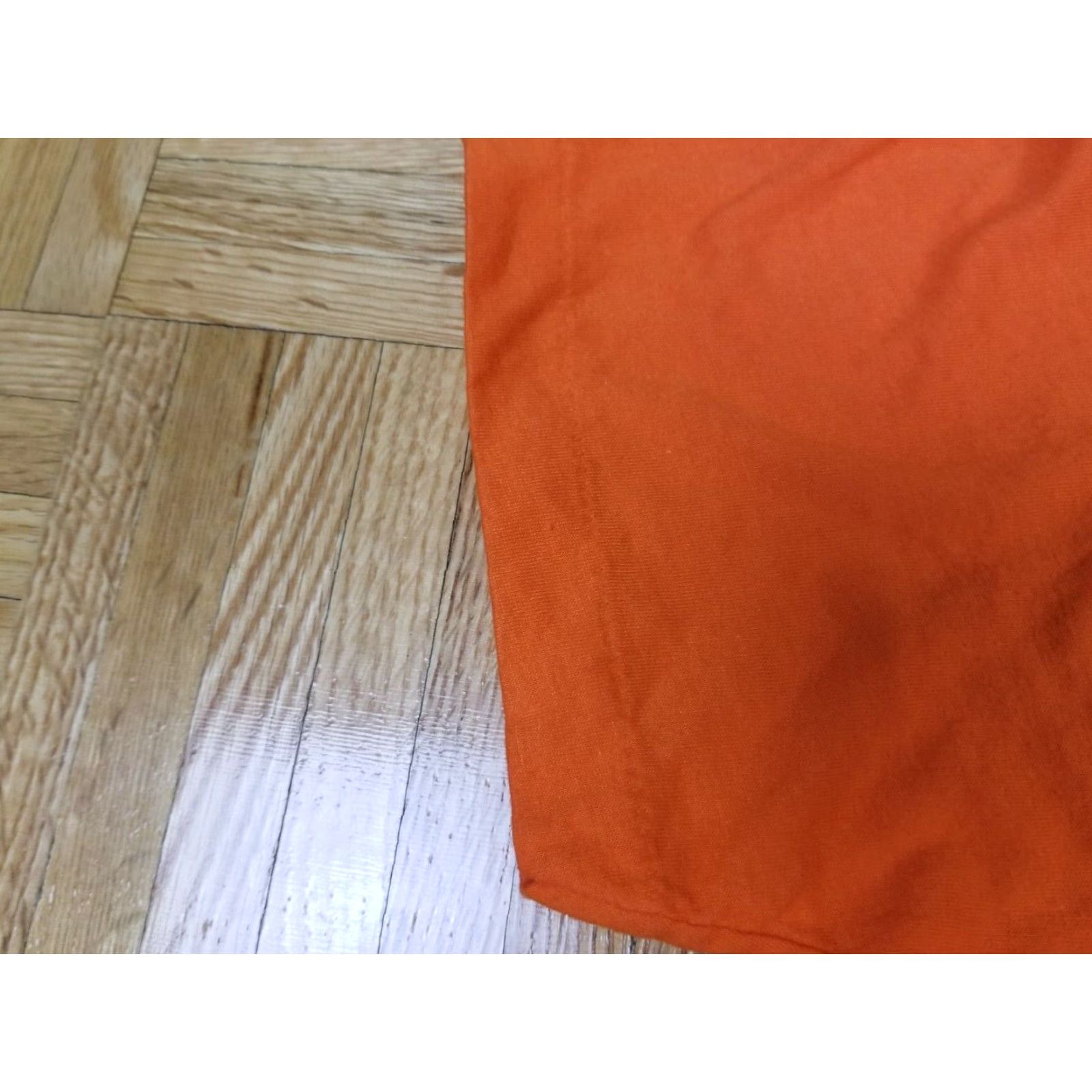 Vintage VINTAGE Russell T-Shirt Orange 50/50 Short Sleeve Mens Medium Adult Regular Cotton USA 80s Band Retro Rock Tropical Style Shirt Size US M / EU 48-50 / 2 - 5 Thumbnail