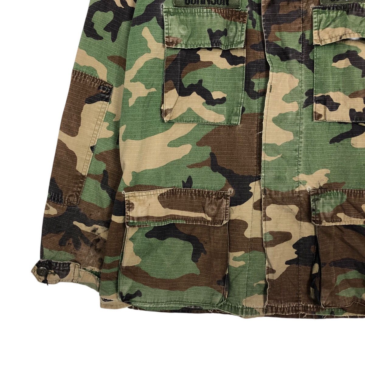 Vintage 📌Vintage Chore Work Jacket Military Us Air Force Camouflage Size US M / EU 48-50 / 2 - 5 Thumbnail