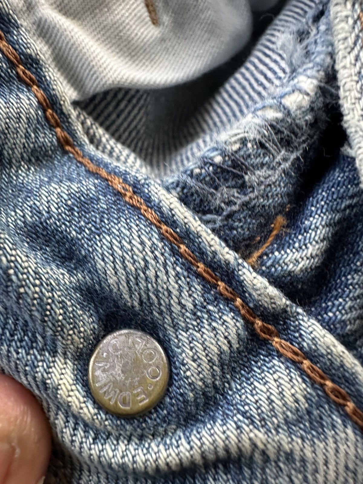 Edwin Vintage Edwin 504 Roomy Baggy Denim D523 Size US 26 / EU 42 - 20 Thumbnail