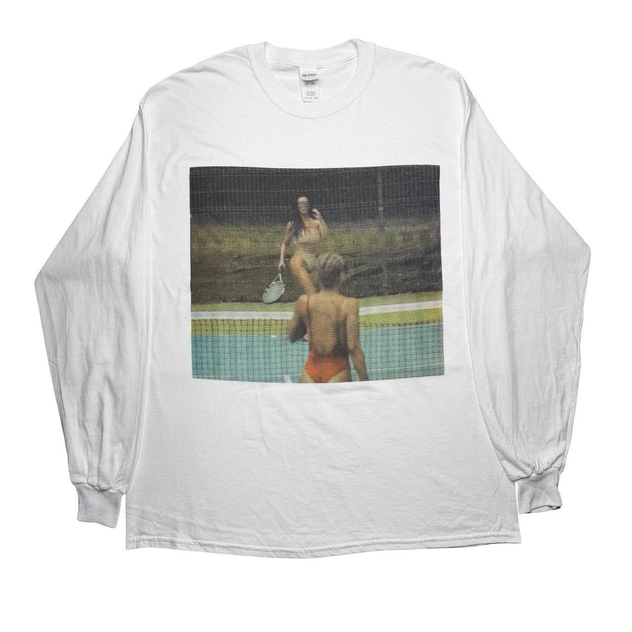 Kanye West x Saint Pablo x Kim Kardashian tennis white shirt