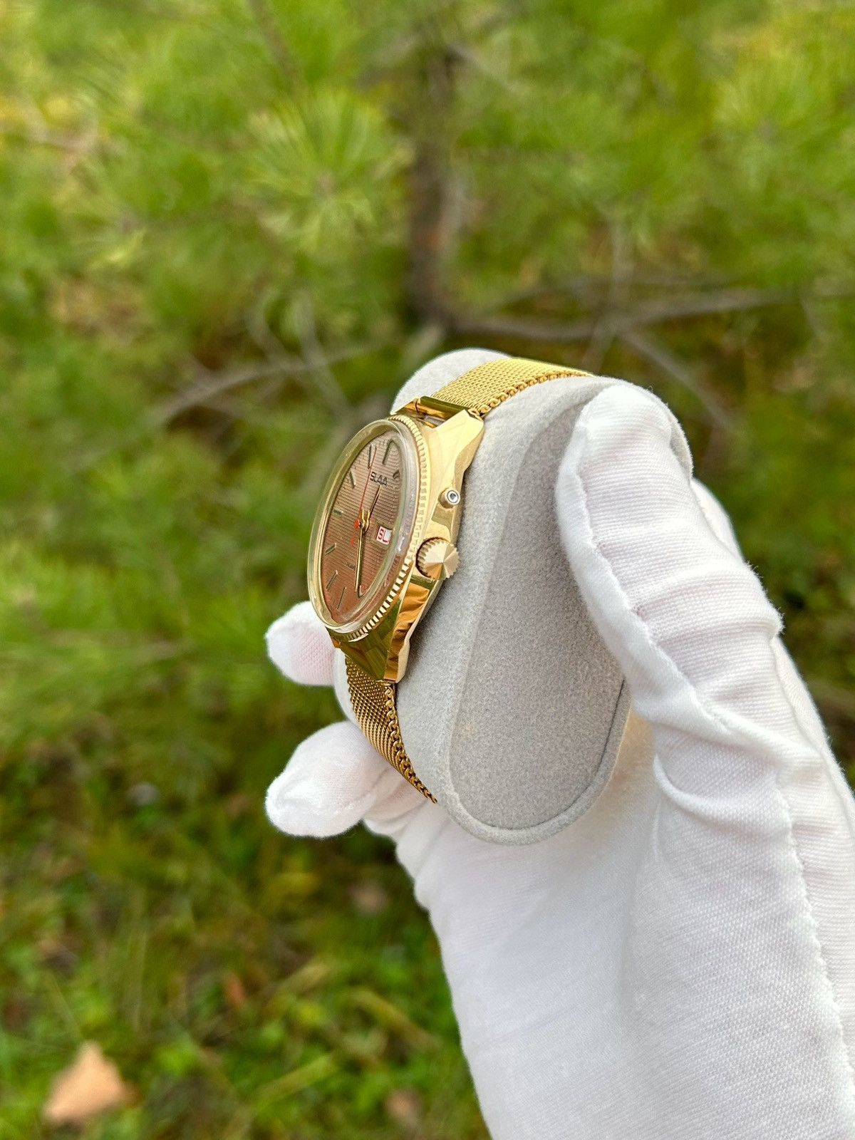 Vintage Vintage Watch Slava Mechanical Made in USSR Authentic 1980s Size ONE SIZE - 17 Thumbnail