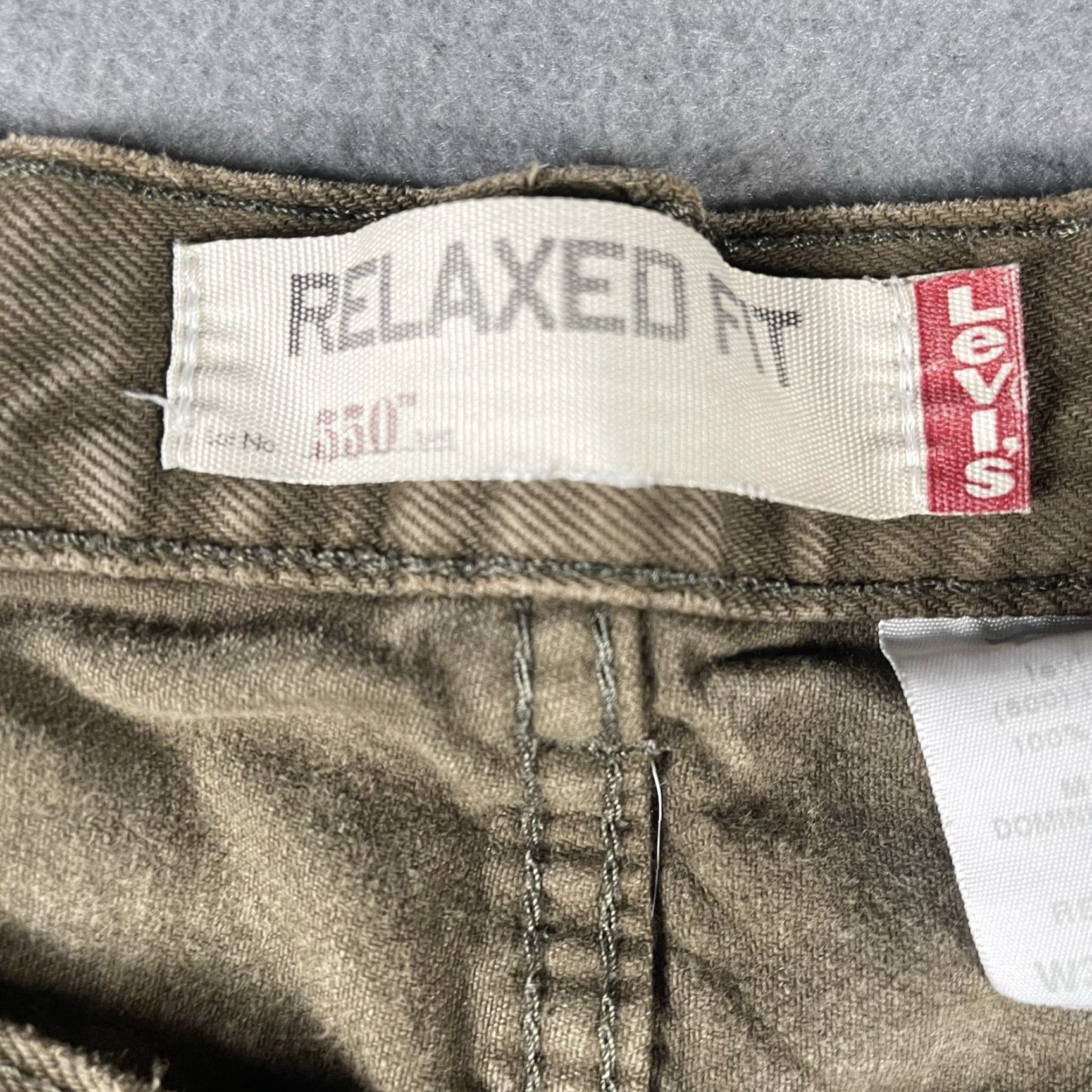 Levi's VINTAGE Levi's 550 Jeans Mens 36x32 Brown Relaxed Tapered Cotton USA 550 Model Mens Regular Inseam 32 VTG Size US 36 / EU 52 - 6 Thumbnail