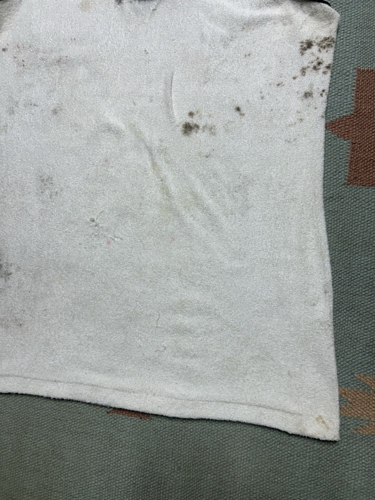 Vintage Vtg 70s tank top shirt Terry cloth beach stain grunge medium Size US M / EU 48-50 / 2 - 3 Thumbnail