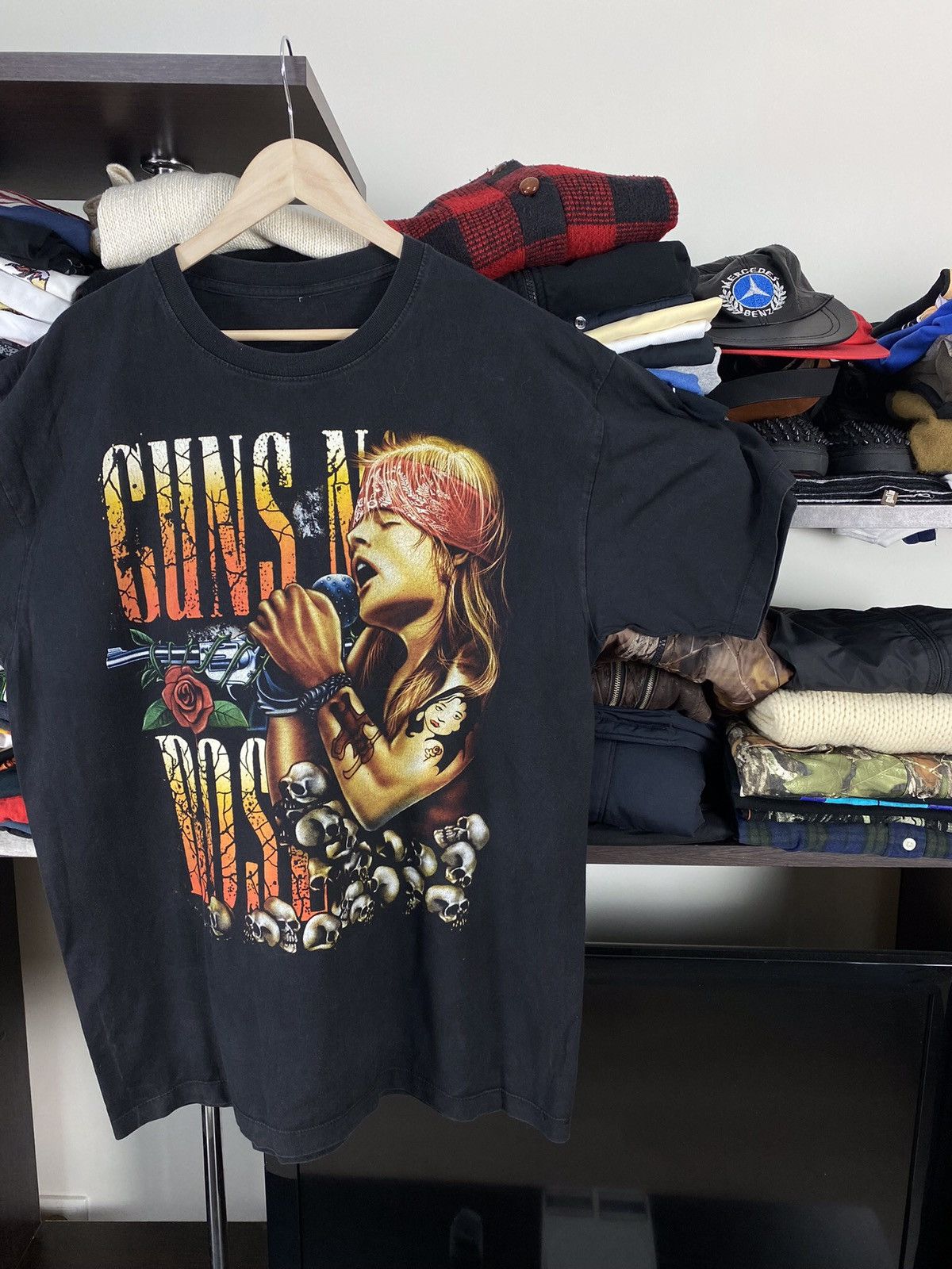 Band Tees × Guns N' Roses × Vintage Rare Vintage Guns N Roses Appetite For Destruction Tee Size US XL / EU 56 / 4 - 2 Thumbnail