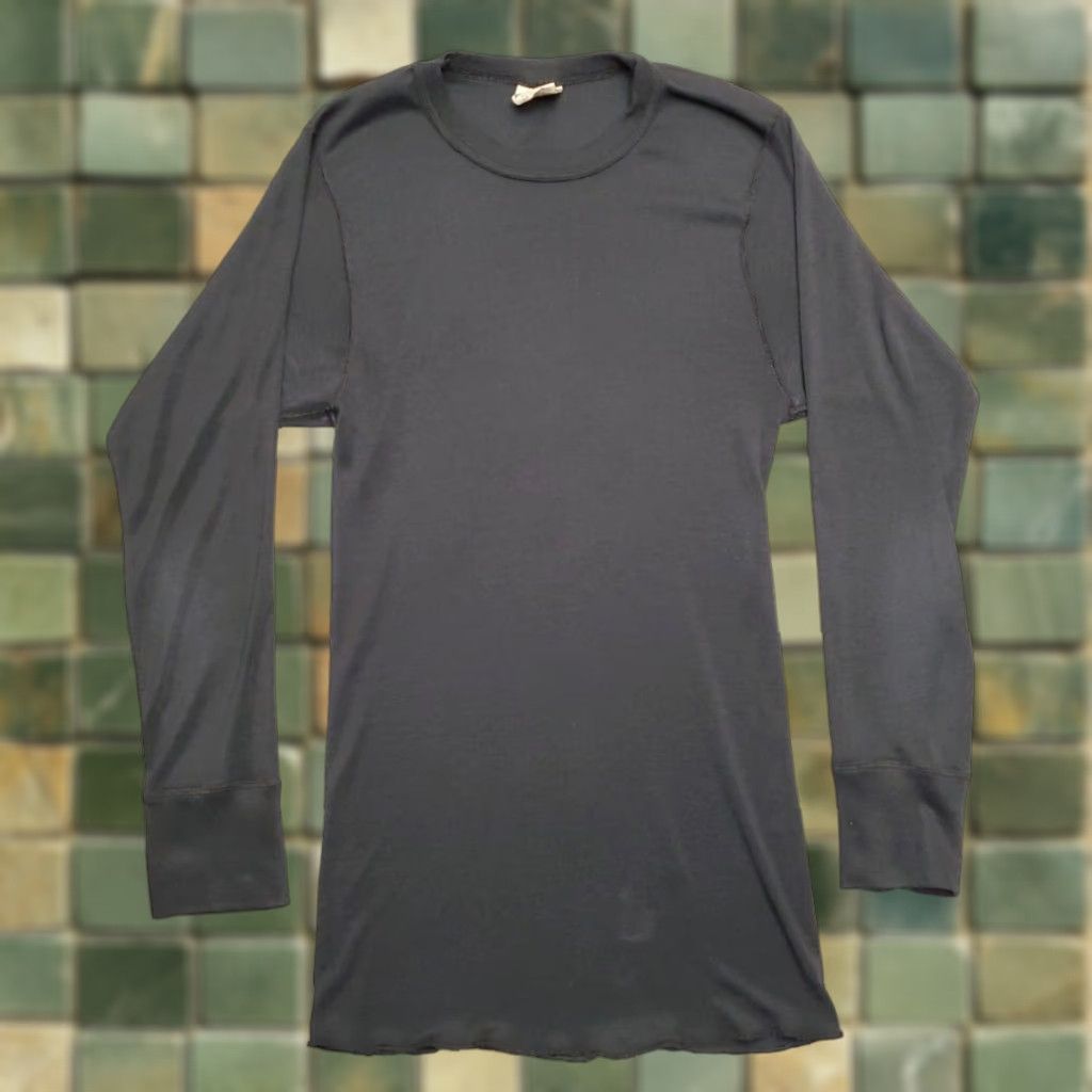 Layer 8 VINTAGE Scheels Sports Shirt Mens S Black Crewneck 100% Polyester Base Layer Shirt Long Sleeve Mens Black Size US S / EU 44-46 / 1 - 1 Thumbnail