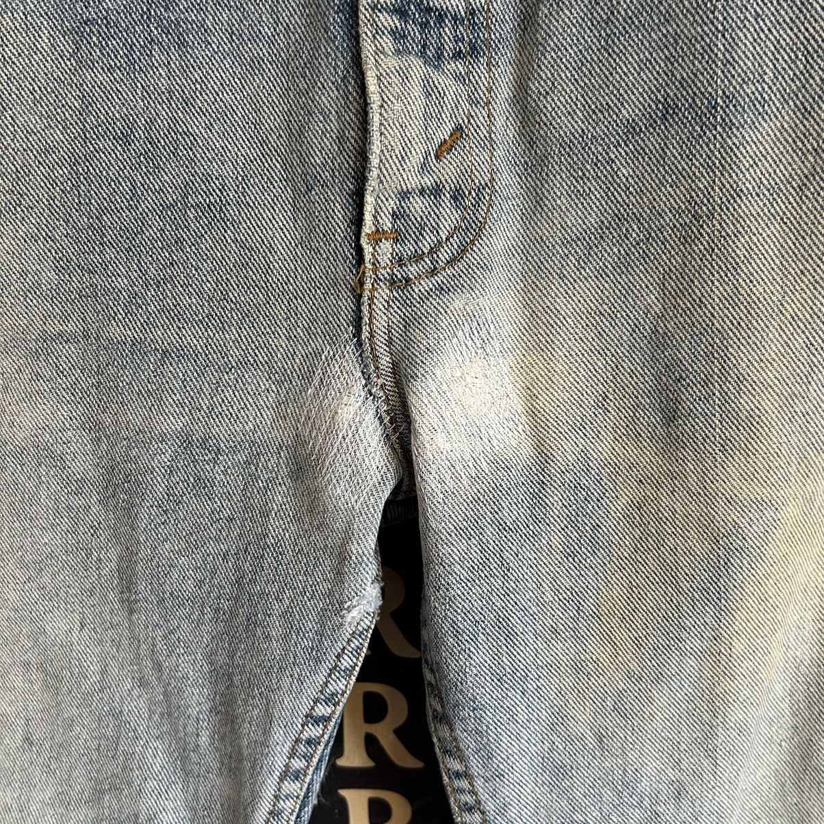 Levi's Vintage Levi’s 505 USA Washed Blue Distressed Denim Size US 35 - 4 Thumbnail