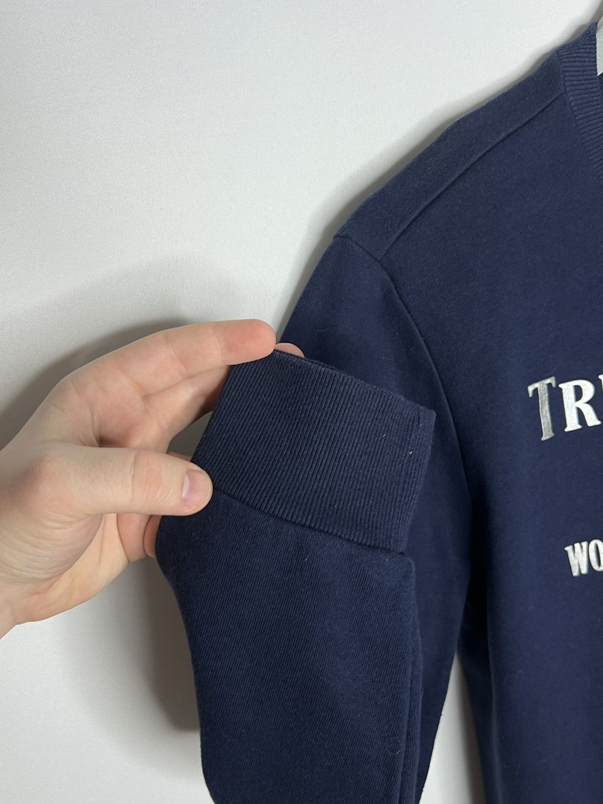 True Religion True Religion Big Logo Navy Blue Sweatshirt Pullover Size US S / EU 44-46 / 1 - 5 Thumbnail