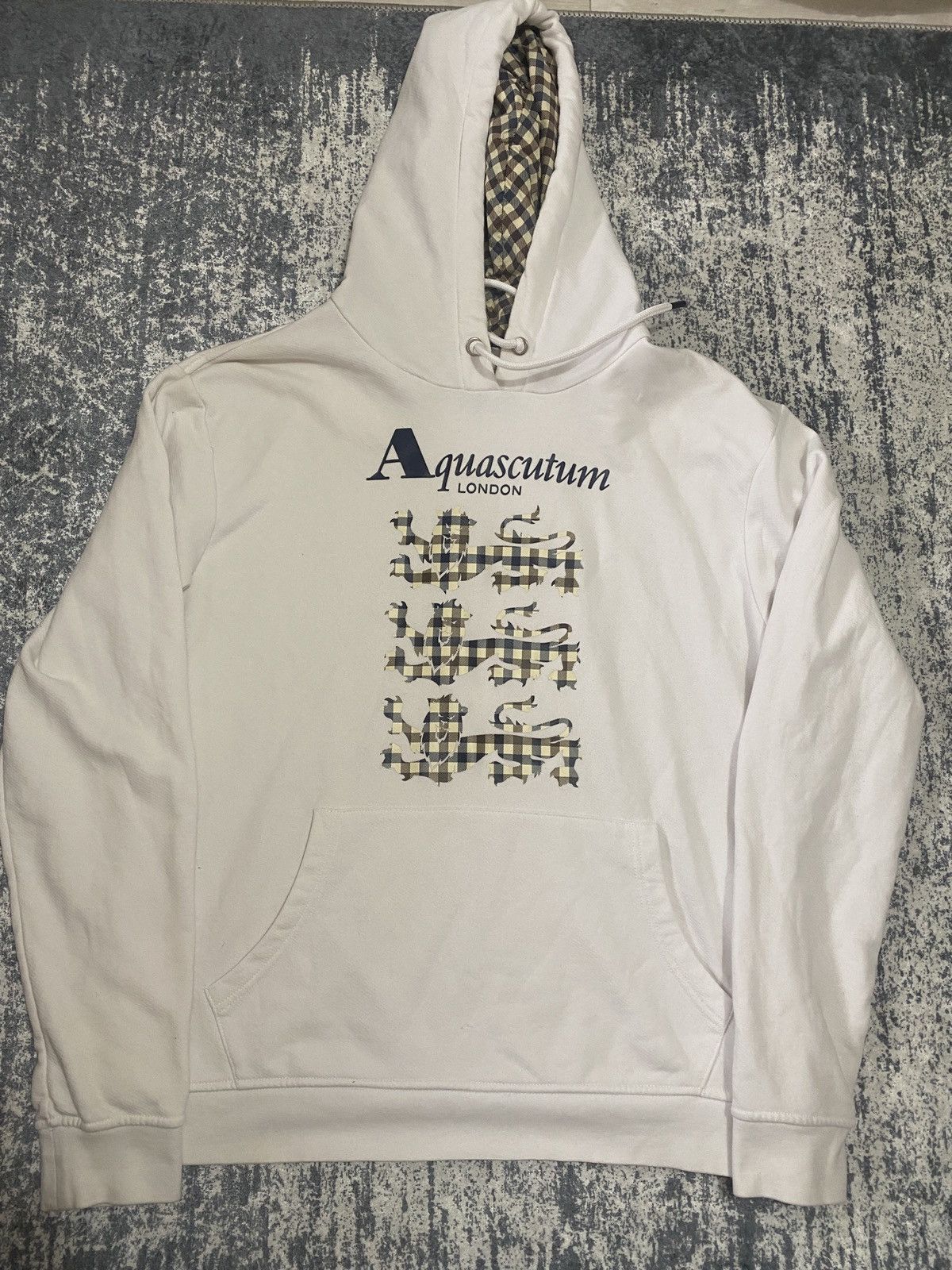 Aquascutum Luxury big logo aquascutum hoodie Size US L / EU 52-54 / 3 - 1 Thumbnail