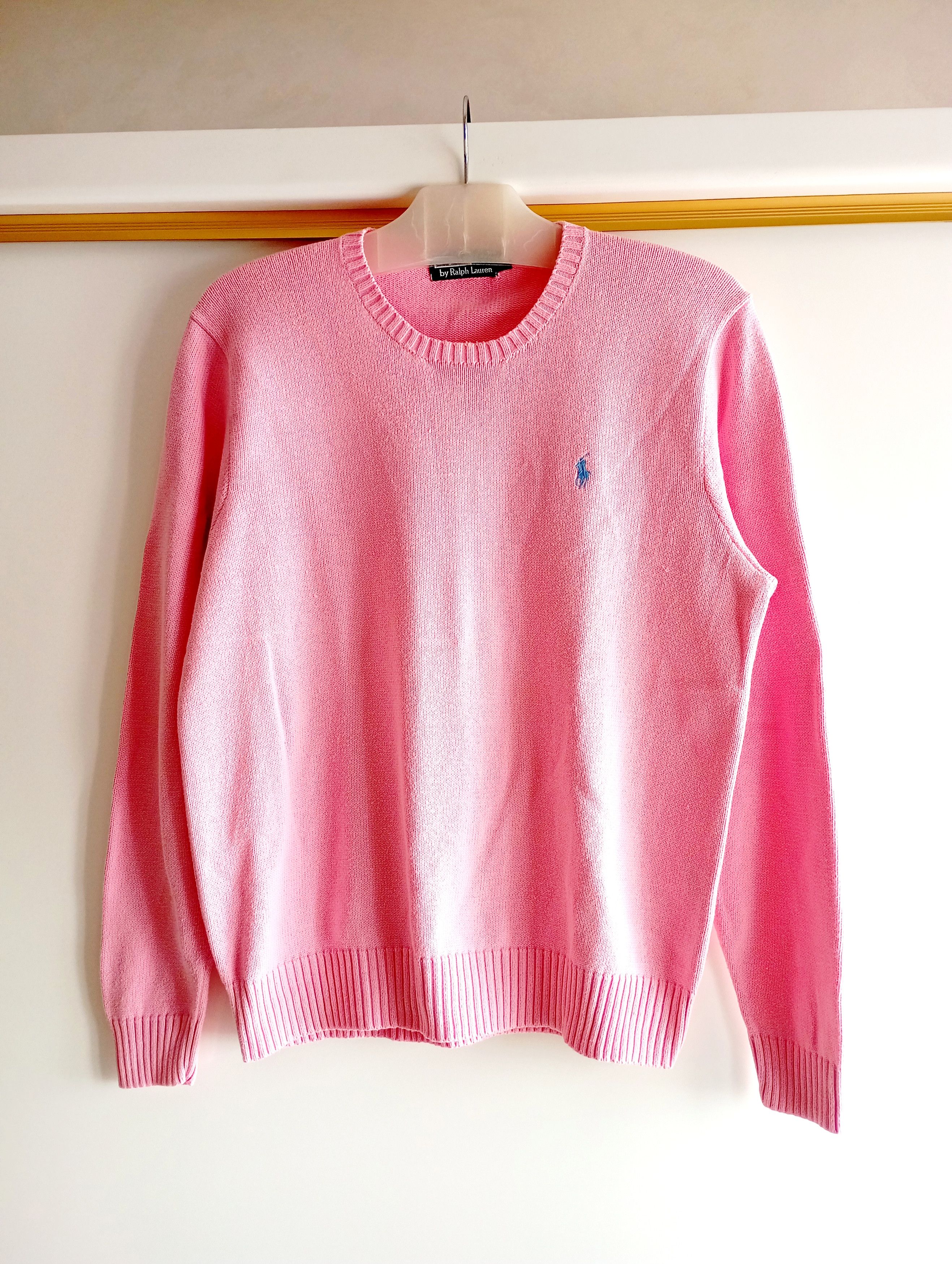 Polo Ralph Lauren Polo Ralph Lauren Pink Cable Knit Sweater Oldmoney Size XL Size US XL / EU 56 / 4 - 1 Thumbnail