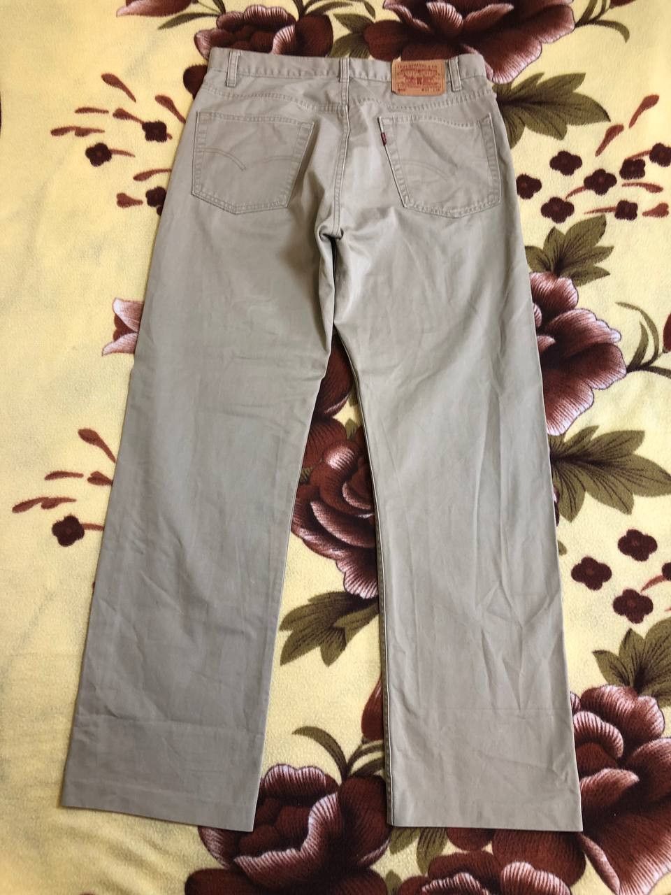 Levi's Levis 505 Jeans Beige Relaxed Straight Denim Pants Casual Size US 34 / EU 50 - 1 Thumbnail