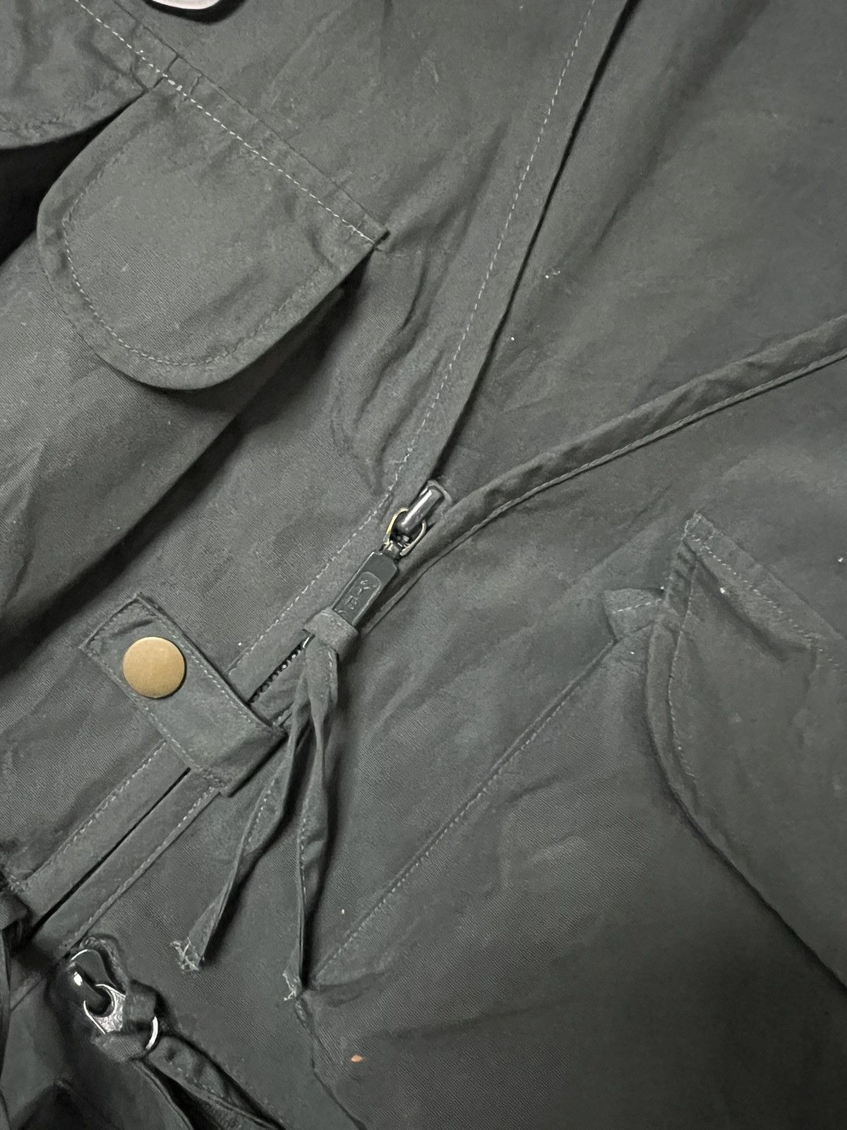 Japanese Brand Vintage Garza Tactical Multi Pocket Vest Fishing Outdoor Size US XL / EU 56 / 4 - 10 Thumbnail