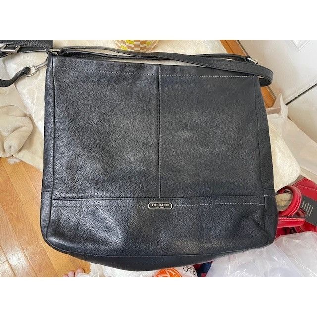 Coach Authentic COACH Park Black Pebble Leather Hobo Shoulder or C Size ONE SIZE - 1 Thumbnail